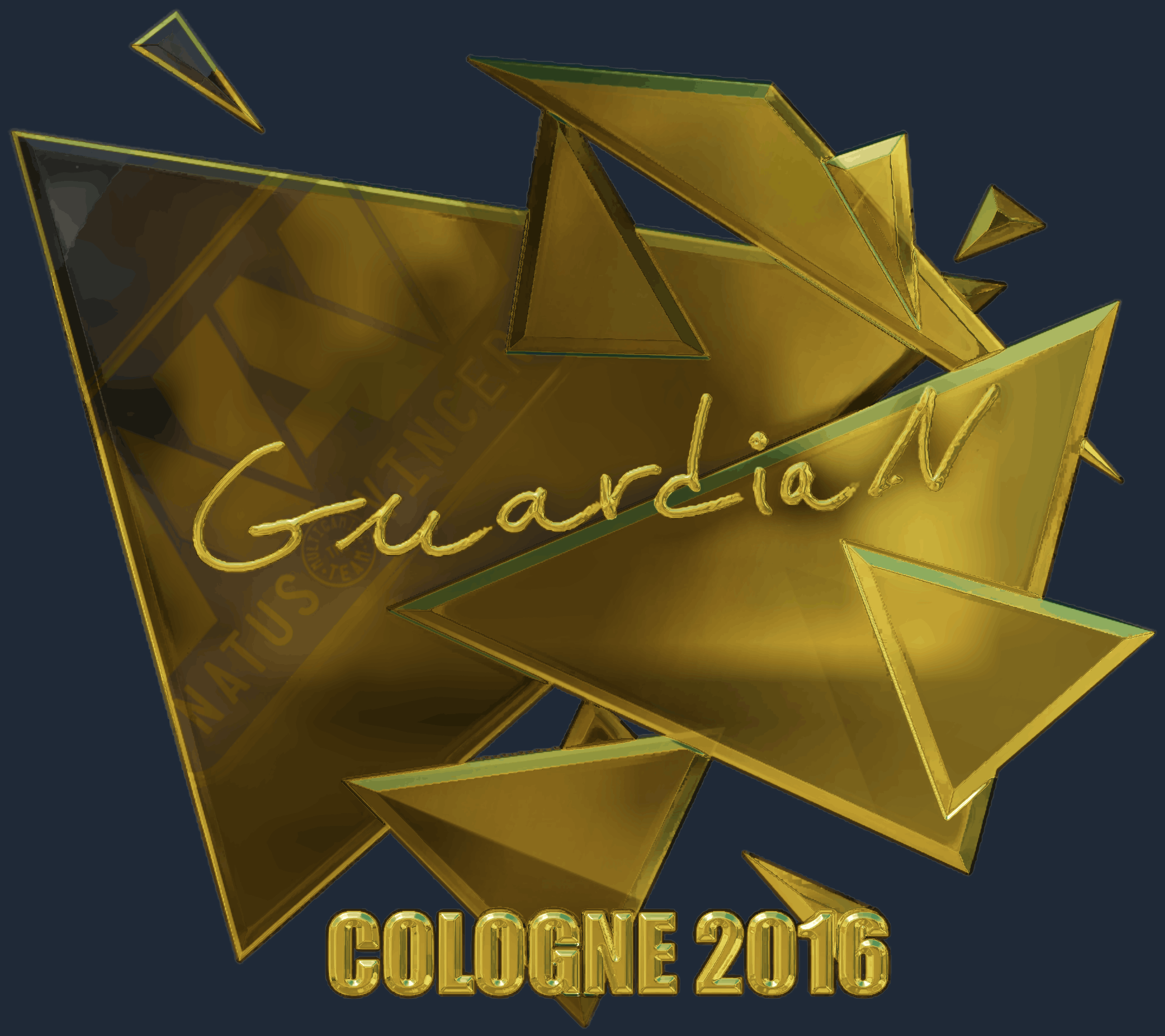 Sticker | GuardiaN (Gold) | Cologne 2016 Screenshot