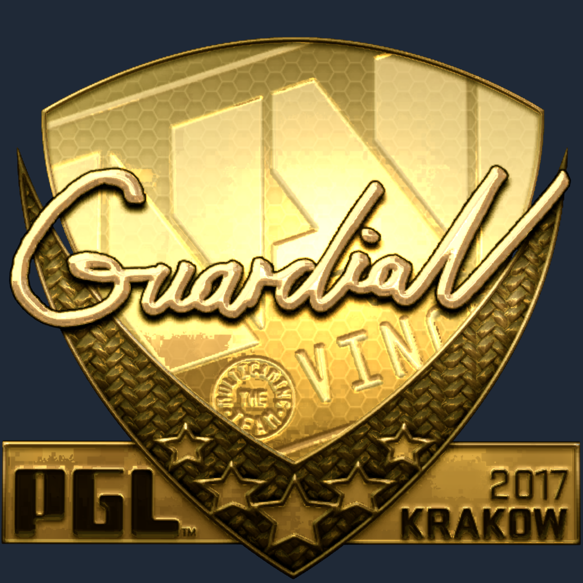 Sticker | GuardiaN (Gold) | Krakow 2017 Screenshot