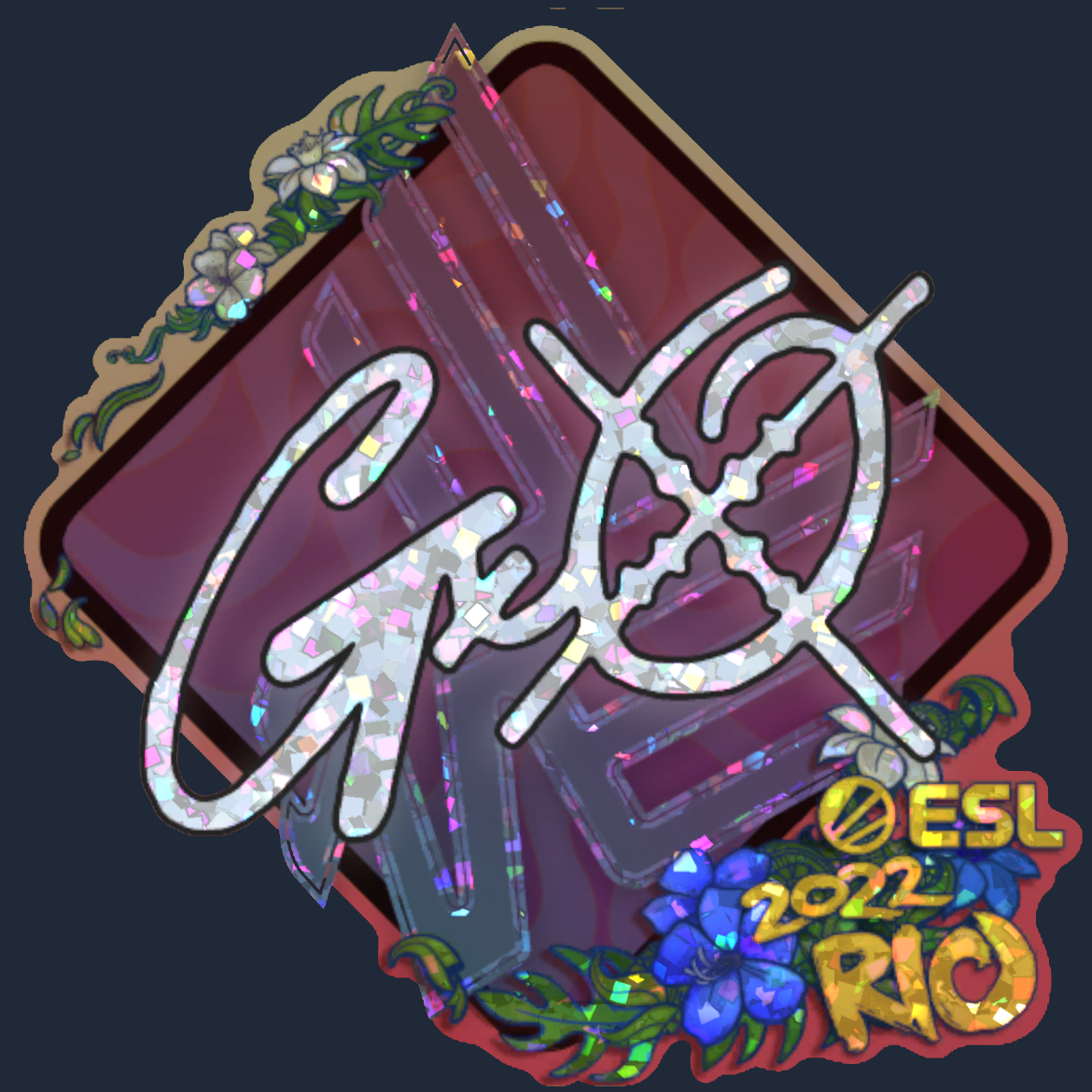 Sticker | gxx- (Glitter) | Rio 2022 Screenshot