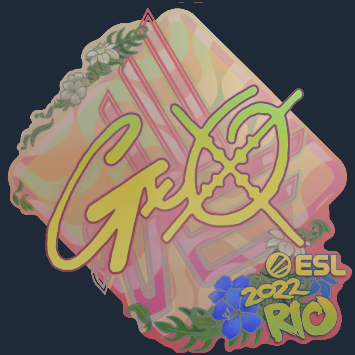 Sticker | gxx- (Holo) | Rio 2022 Screenshot