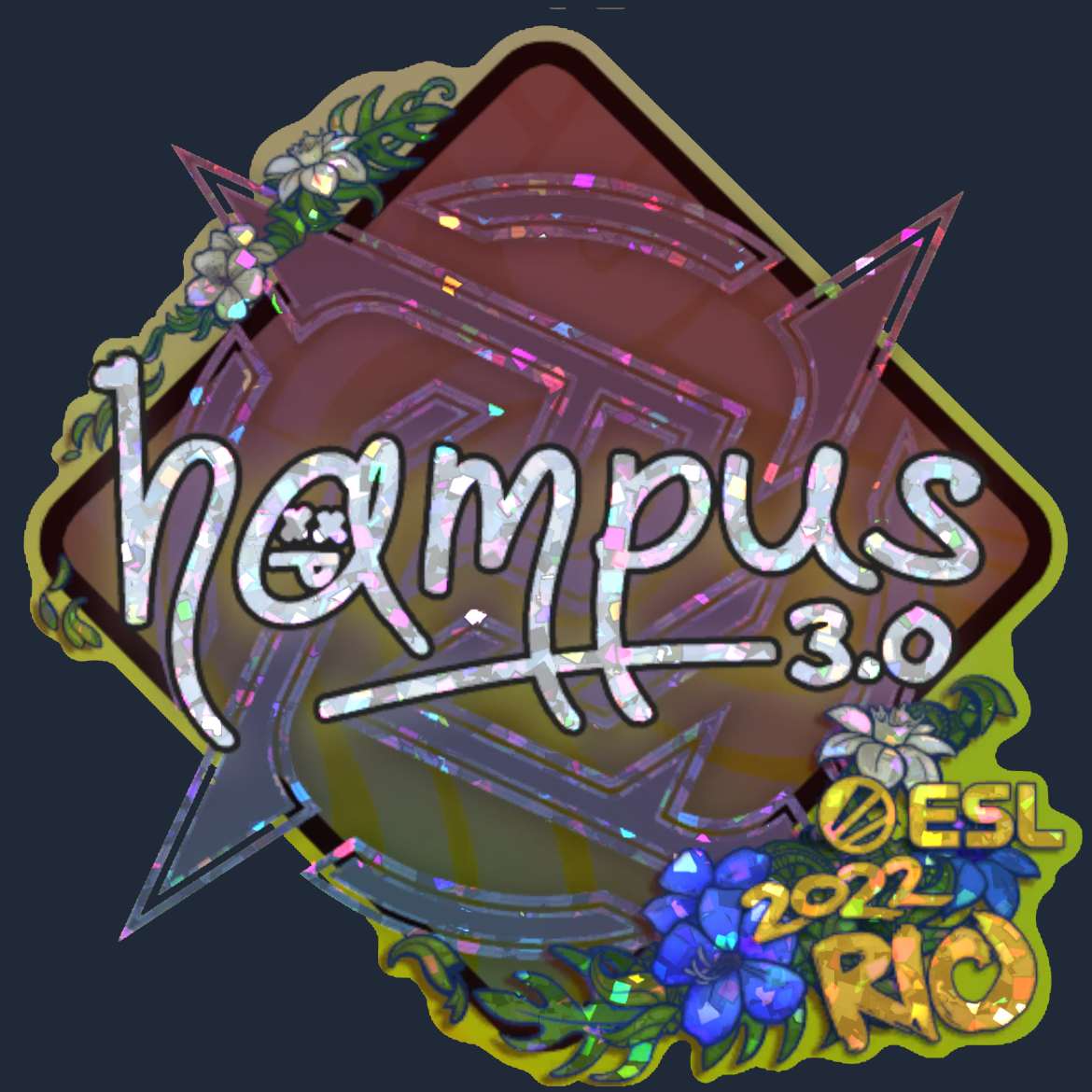 Sticker | hampus (Glitter) | Rio 2022 Screenshot