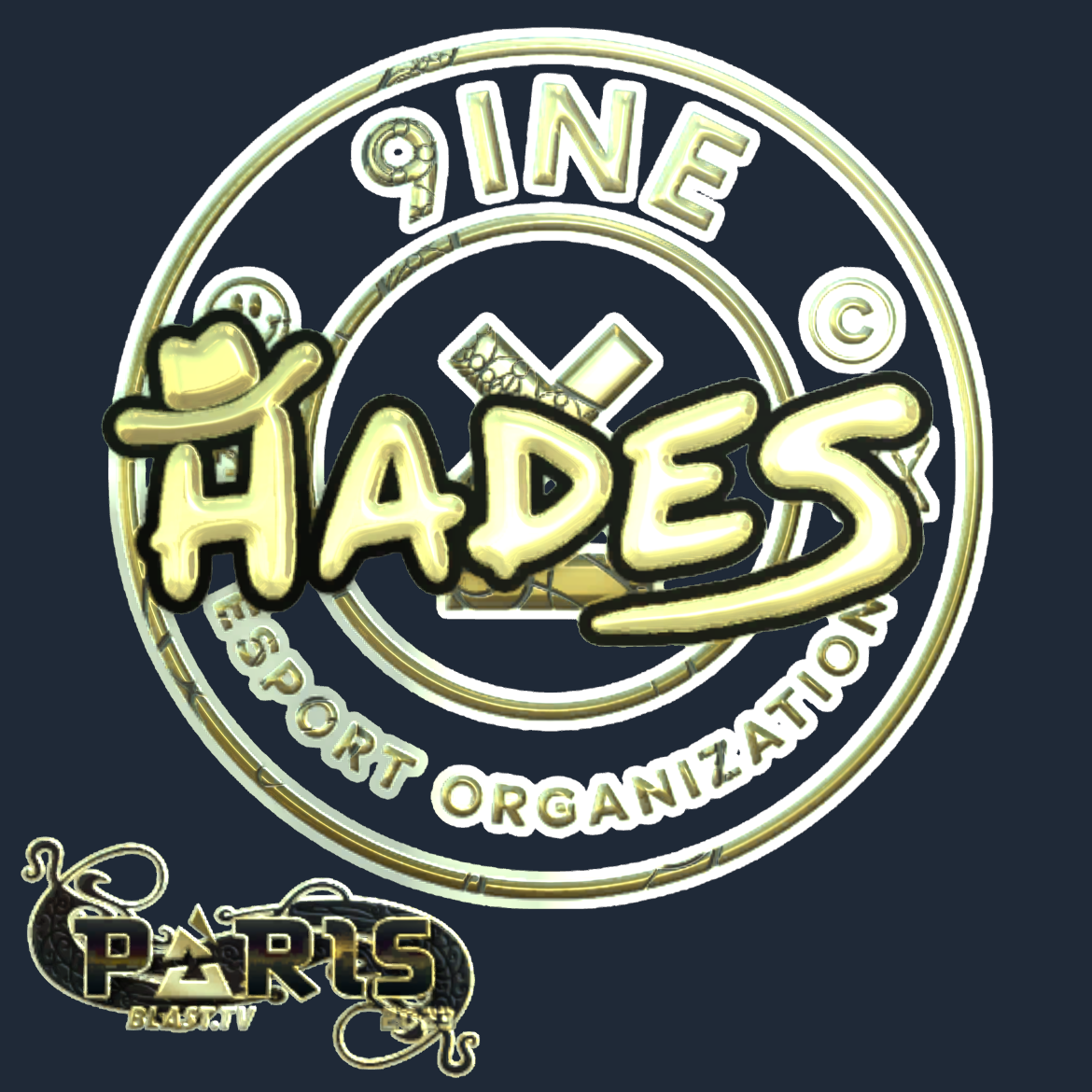 Sticker | hades (Gold) | Paris 2023 Screenshot