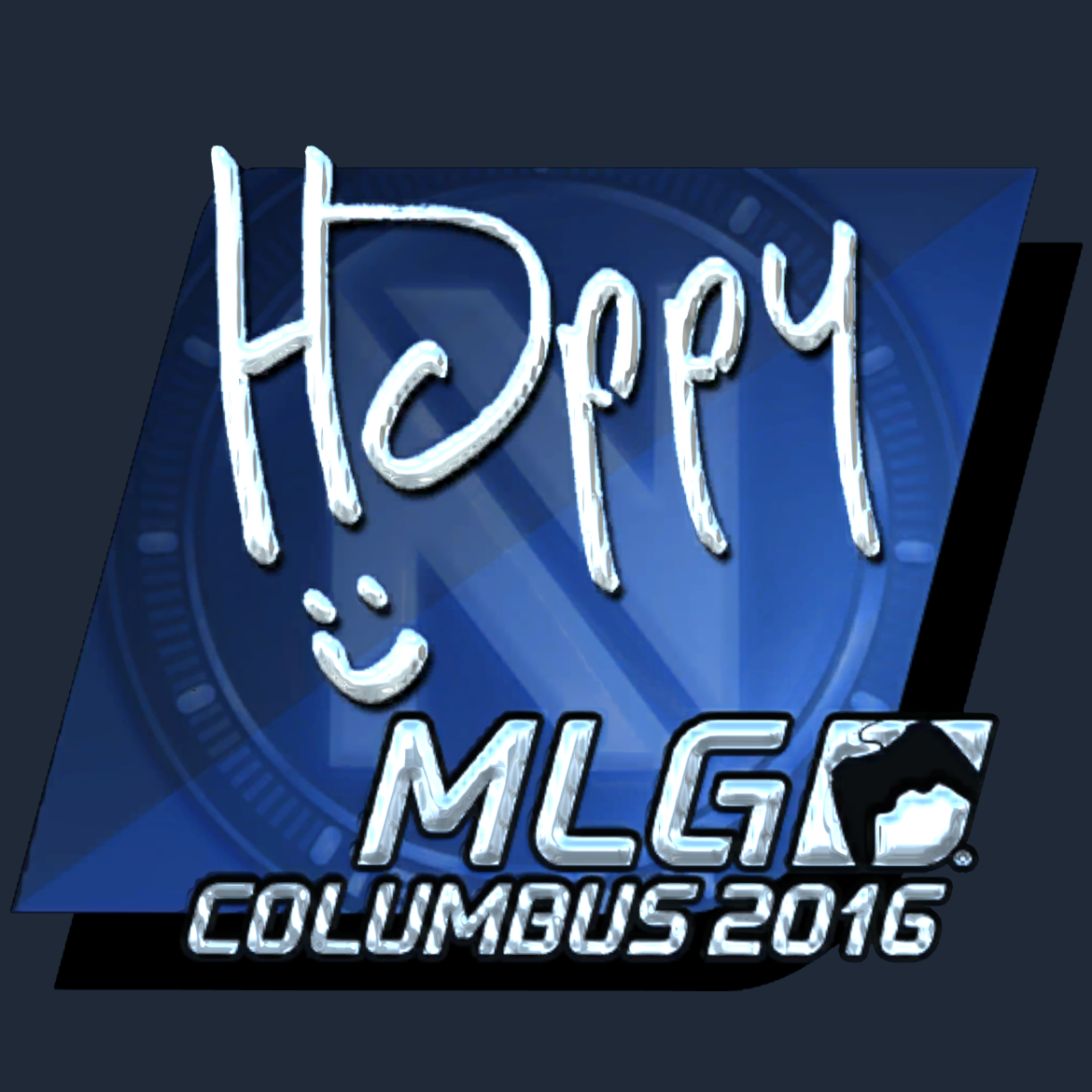Sticker | Happy (Foil) | MLG Columbus 2016 Screenshot