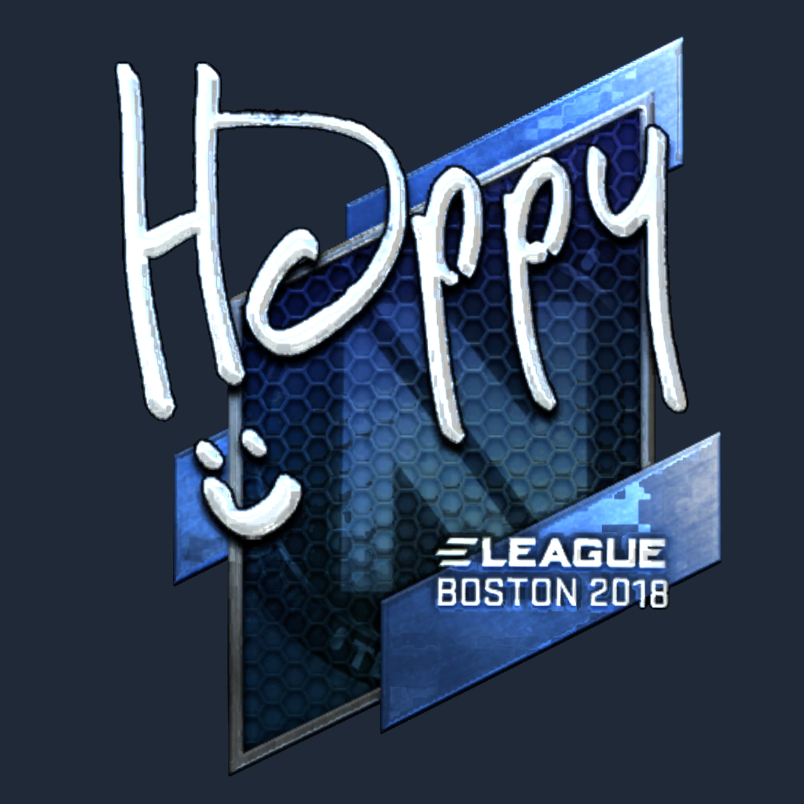 Sticker | Happy (Foil) | Boston 2018 Screenshot