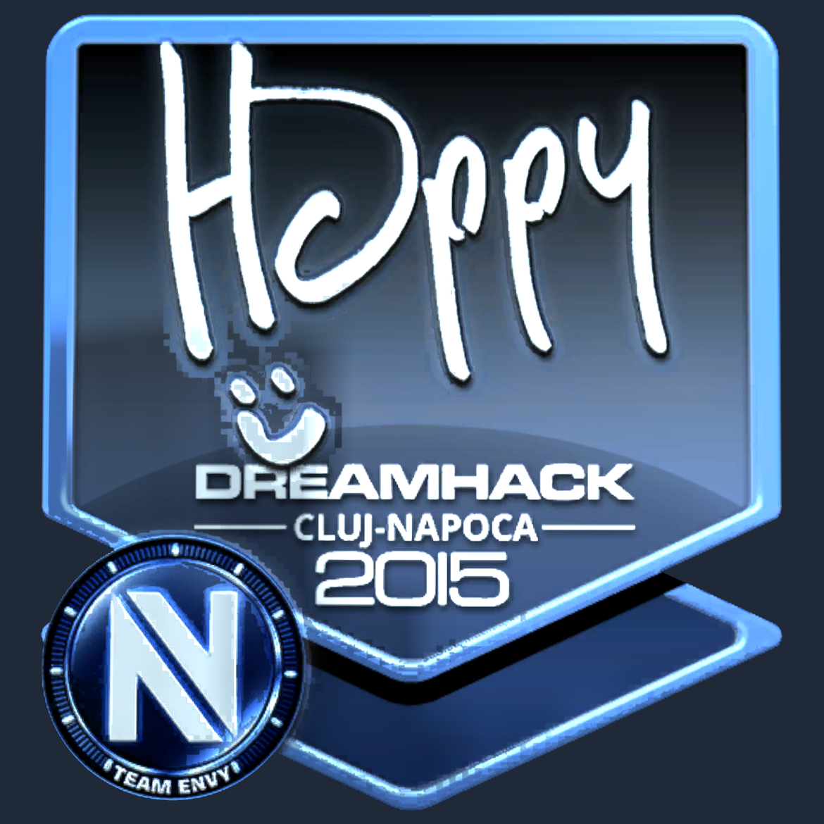 Sticker | Happy (Foil) | Cluj-Napoca 2015 Screenshot