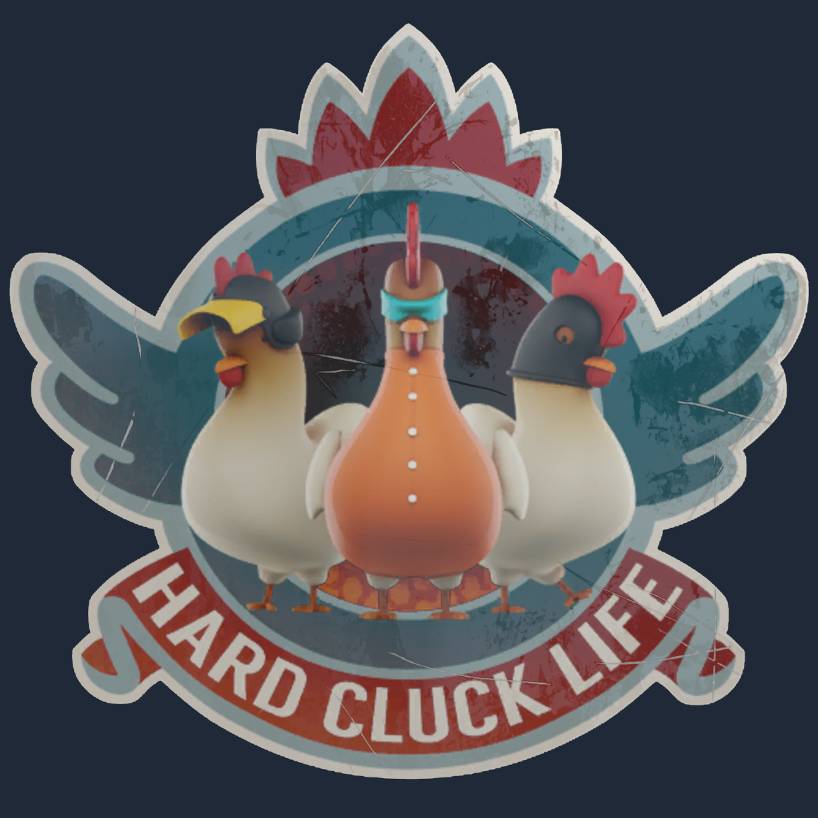 Sticker | Hard Cluck Life (Holo) Screenshot
