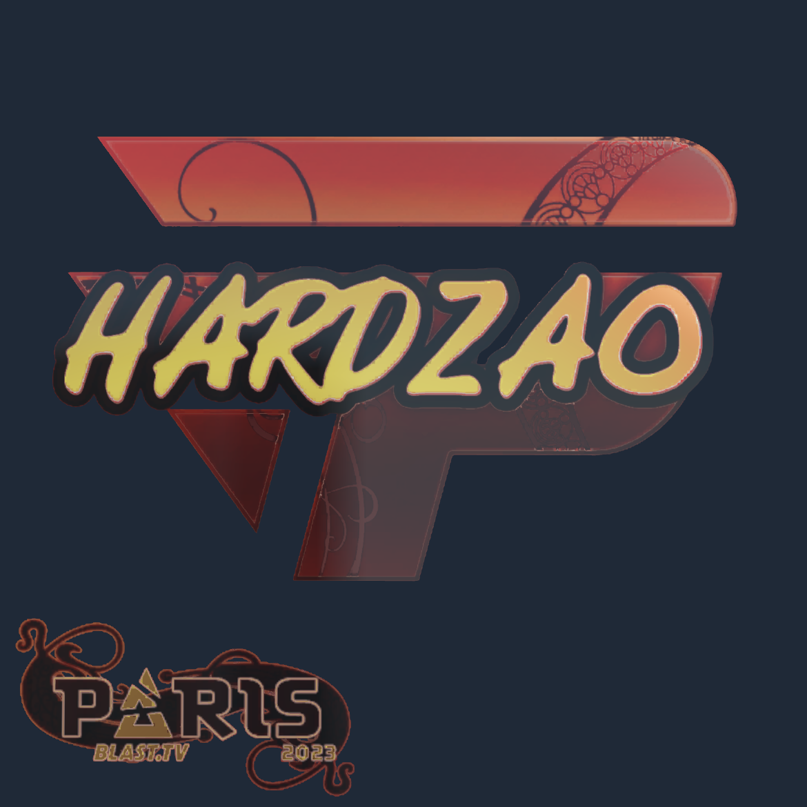 Sticker | hardzao (Holo) | Paris 2023 Screenshot