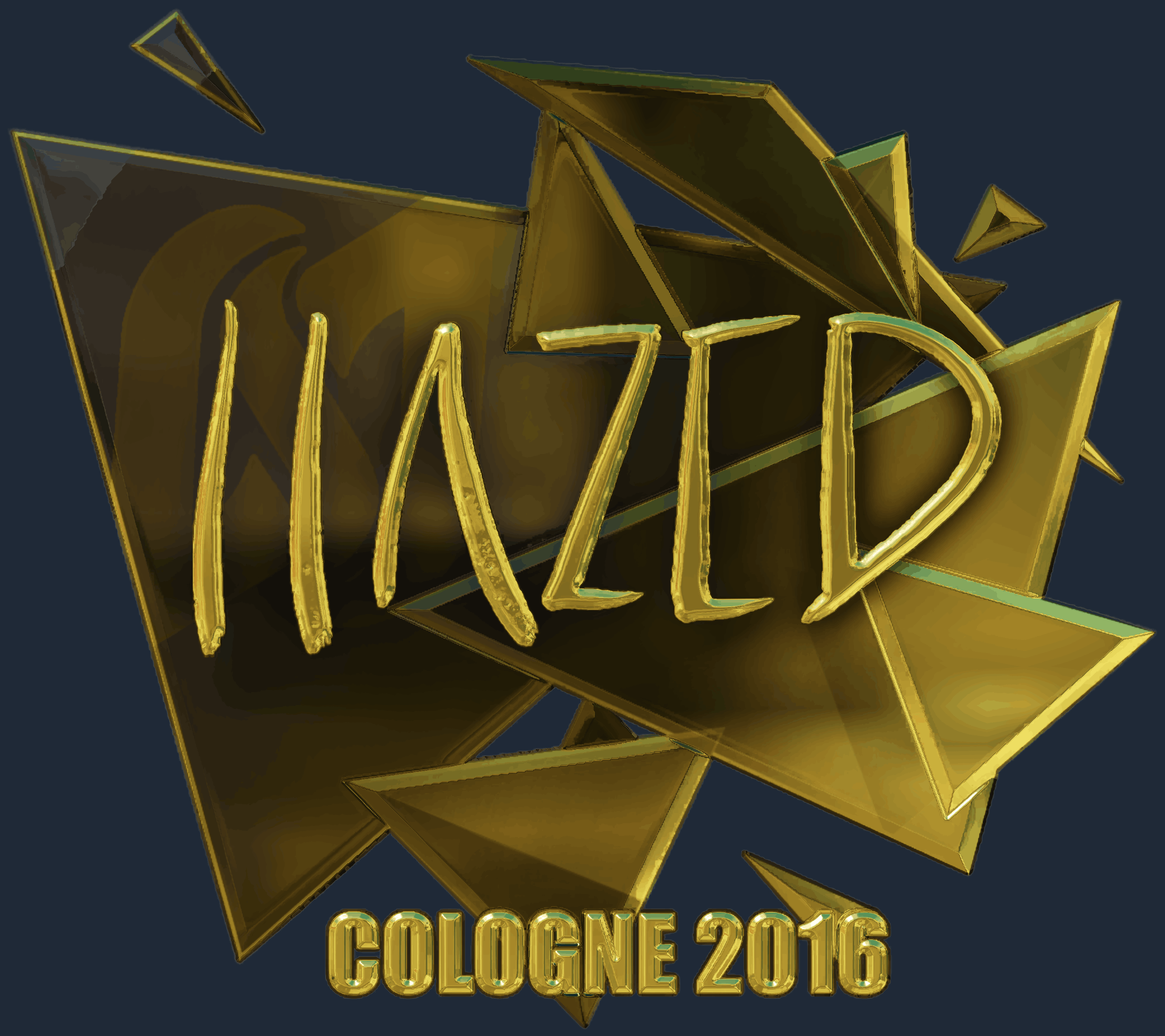 Sticker | hazed (Gold) | Cologne 2016 Screenshot