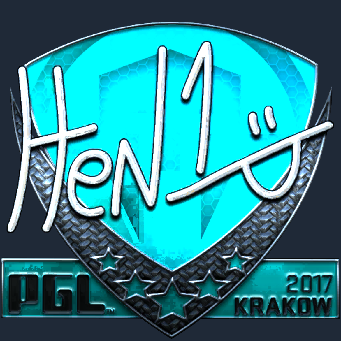 Sticker | HEN1 (Foil) | Krakow 2017 Screenshot
