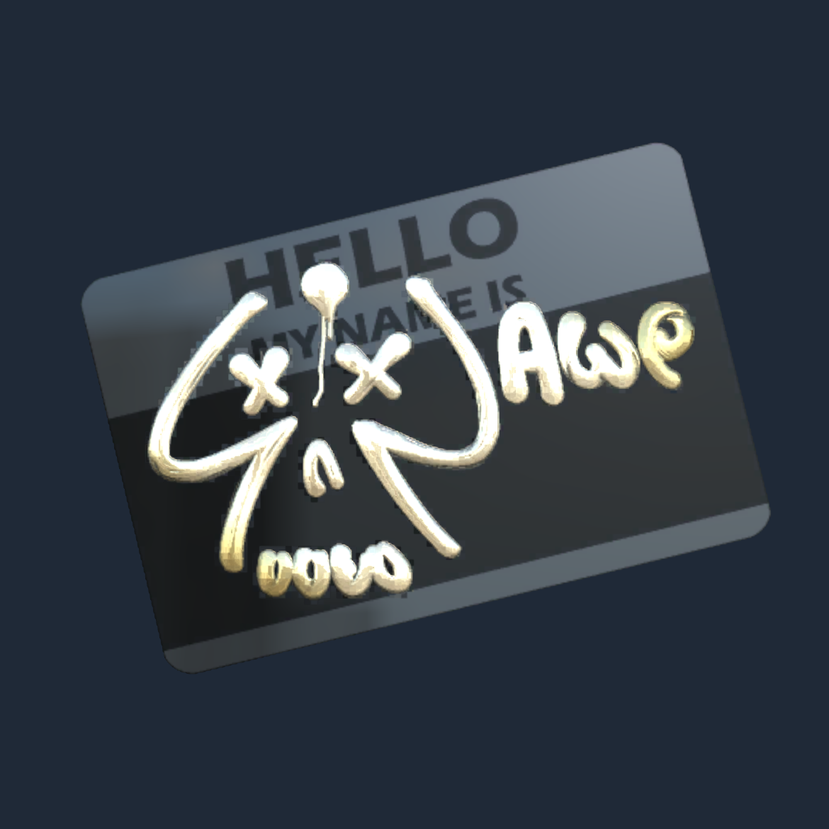 Sticker | Hello AWP (Gold) Screenshot