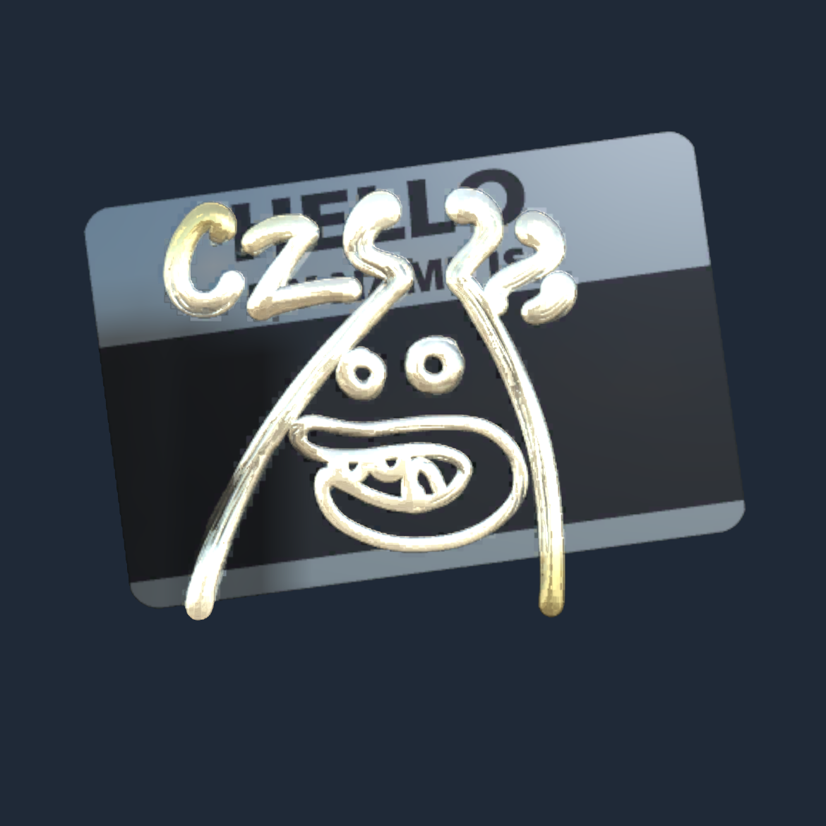 Sticker | Hello CZ75-Auto (Gold) Screenshot