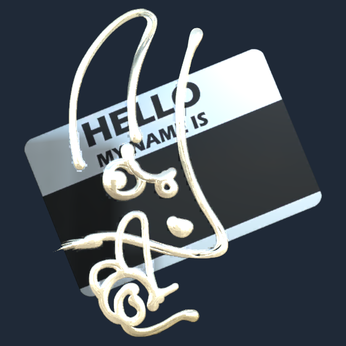 Sticker | Hello M4A1-S (Gold) Screenshot