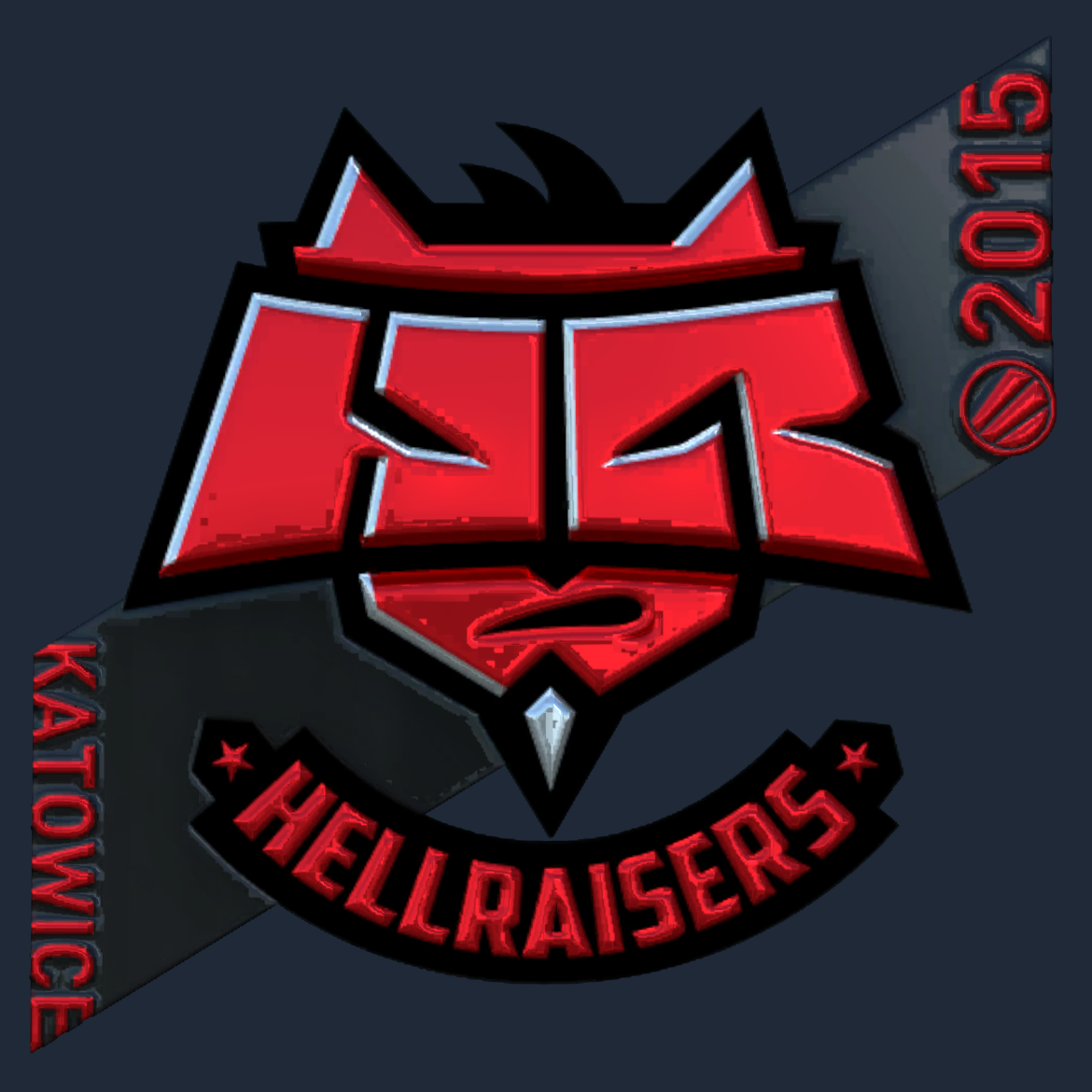 Sticker | HellRaisers (Foil) | Katowice 2015 Screenshot