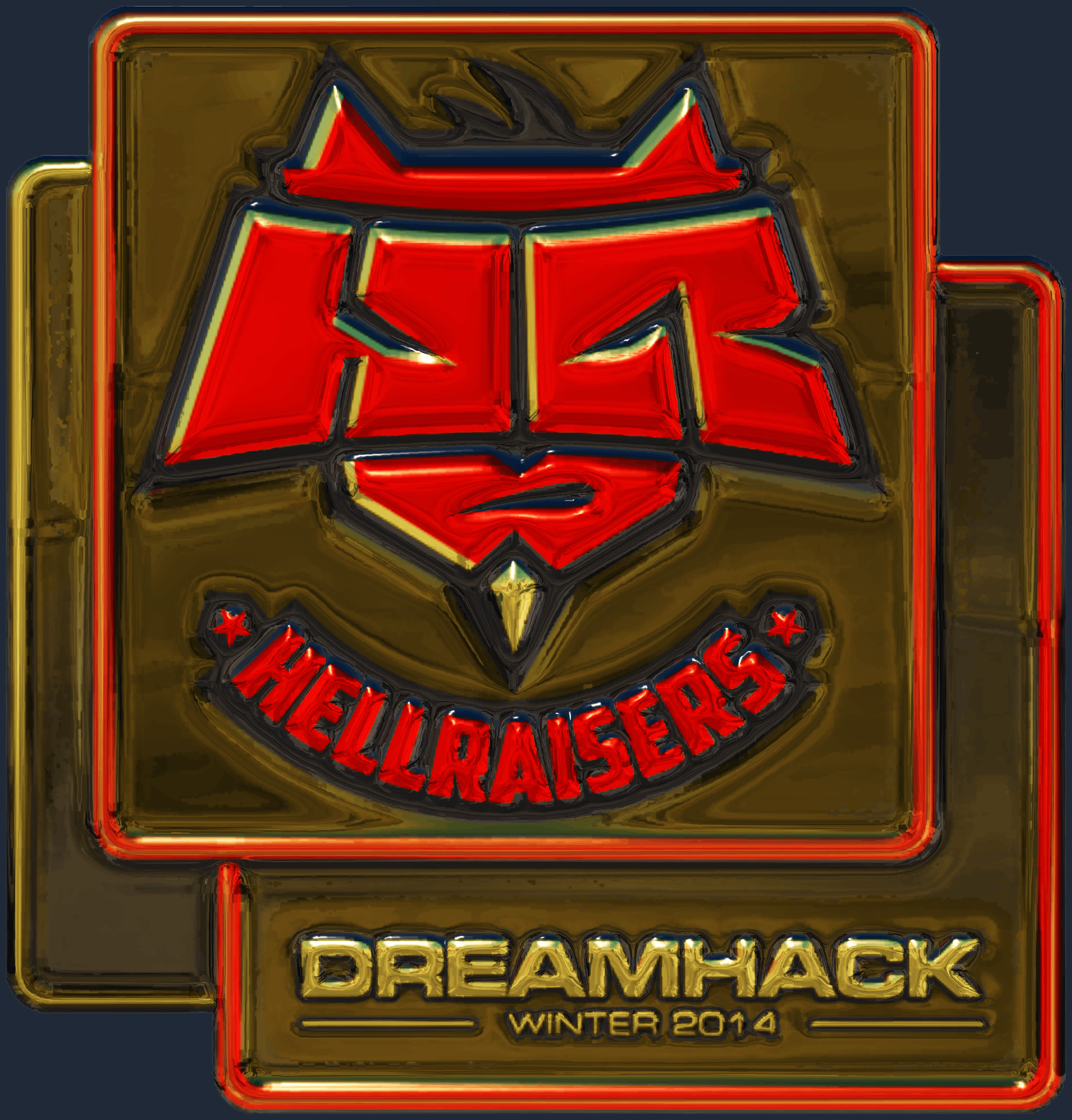 Sticker | HellRaisers (Gold) | DreamHack 2014 Screenshot