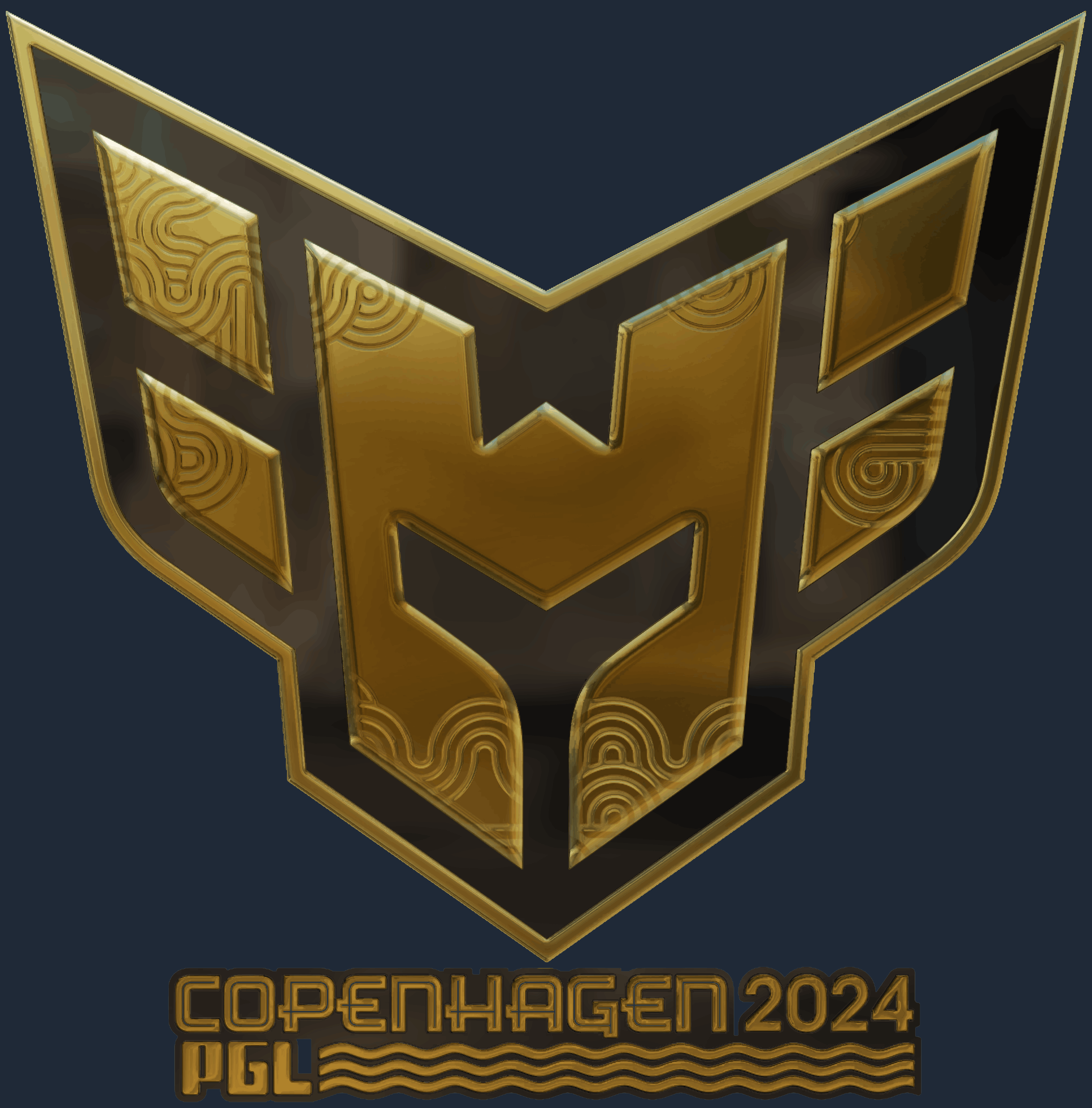 Sticker | Heroic (Gold) | Copenhagen 2024 Screenshot