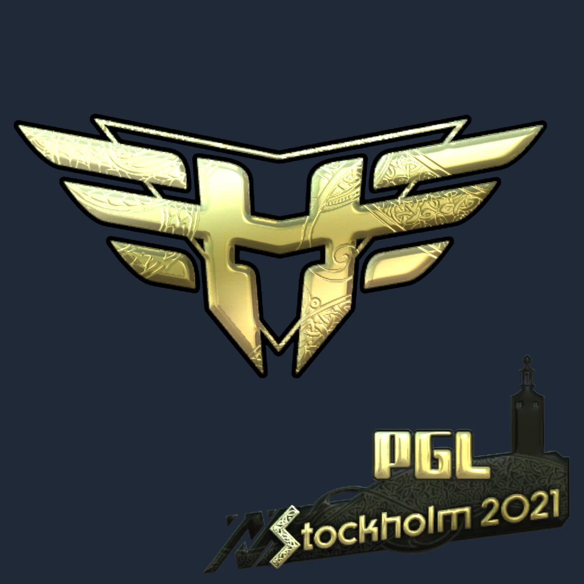 Sticker | Heroic (Gold) | Stockholm 2021 Screenshot
