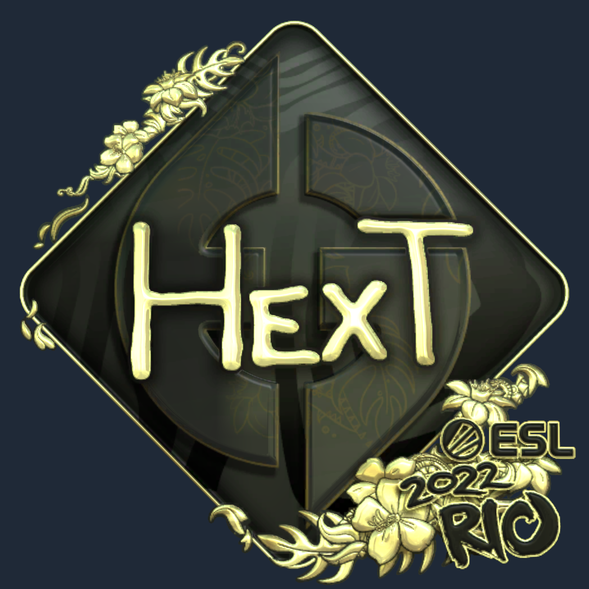 Sticker | HexT (Gold) | Rio 2022 Screenshot