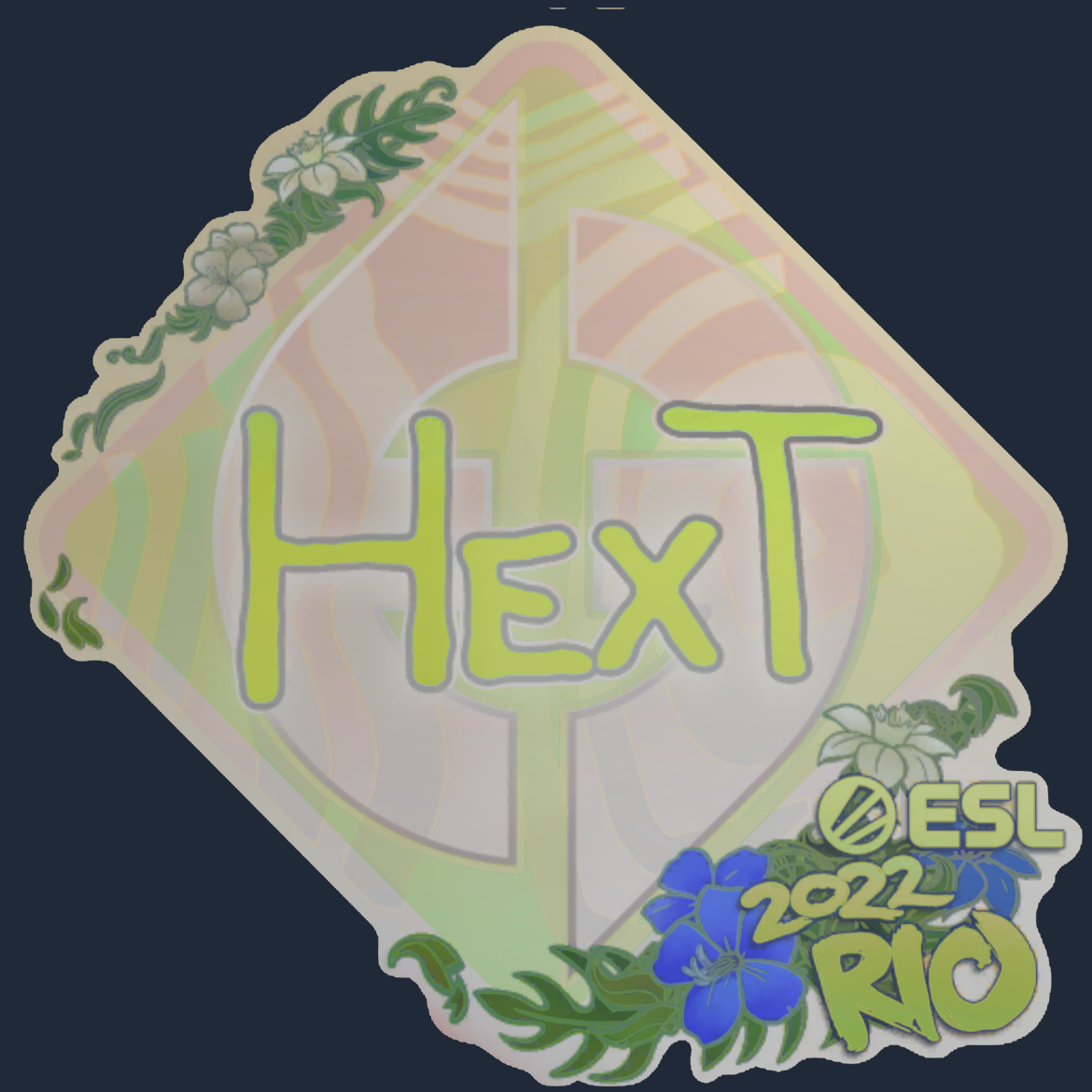 Sticker | HexT (Holo) | Rio 2022 Screenshot