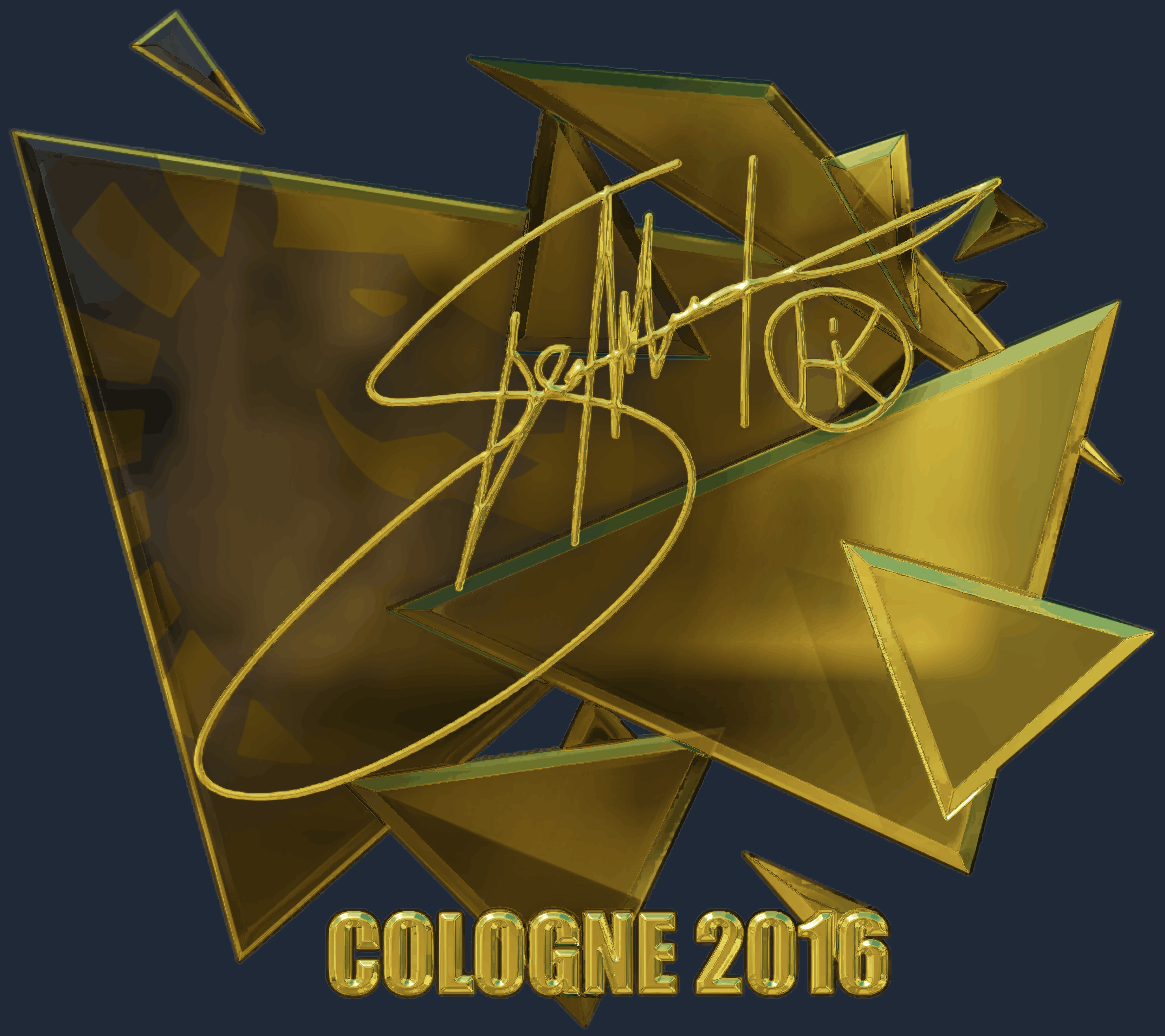 Sticker | Hiko (Gold) | Cologne 2016 Screenshot