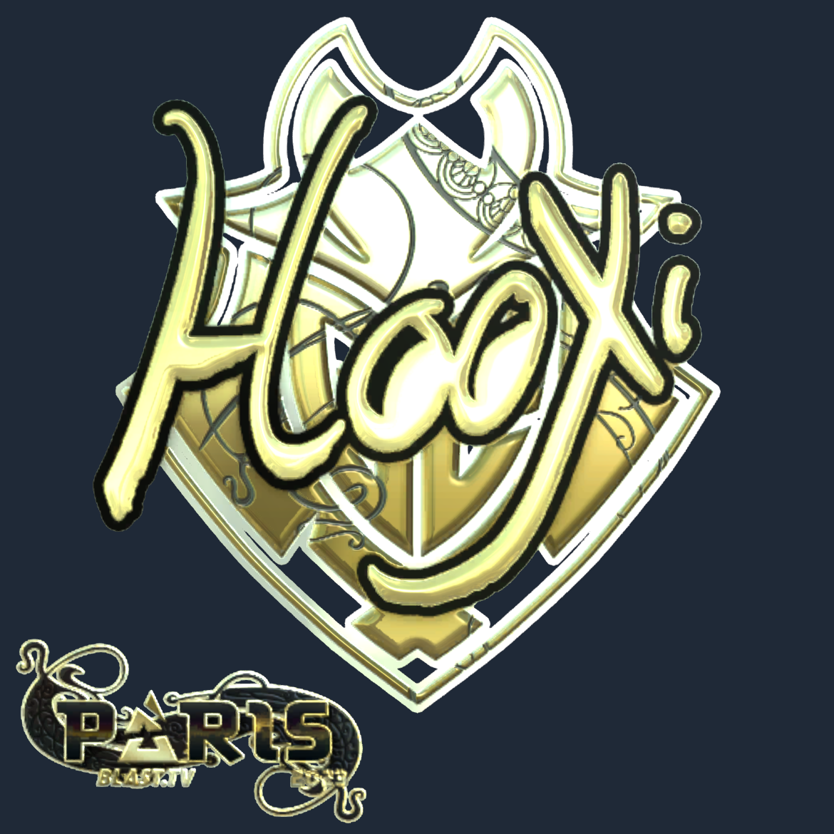 Sticker | HooXi (Gold) | Paris 2023 Screenshot