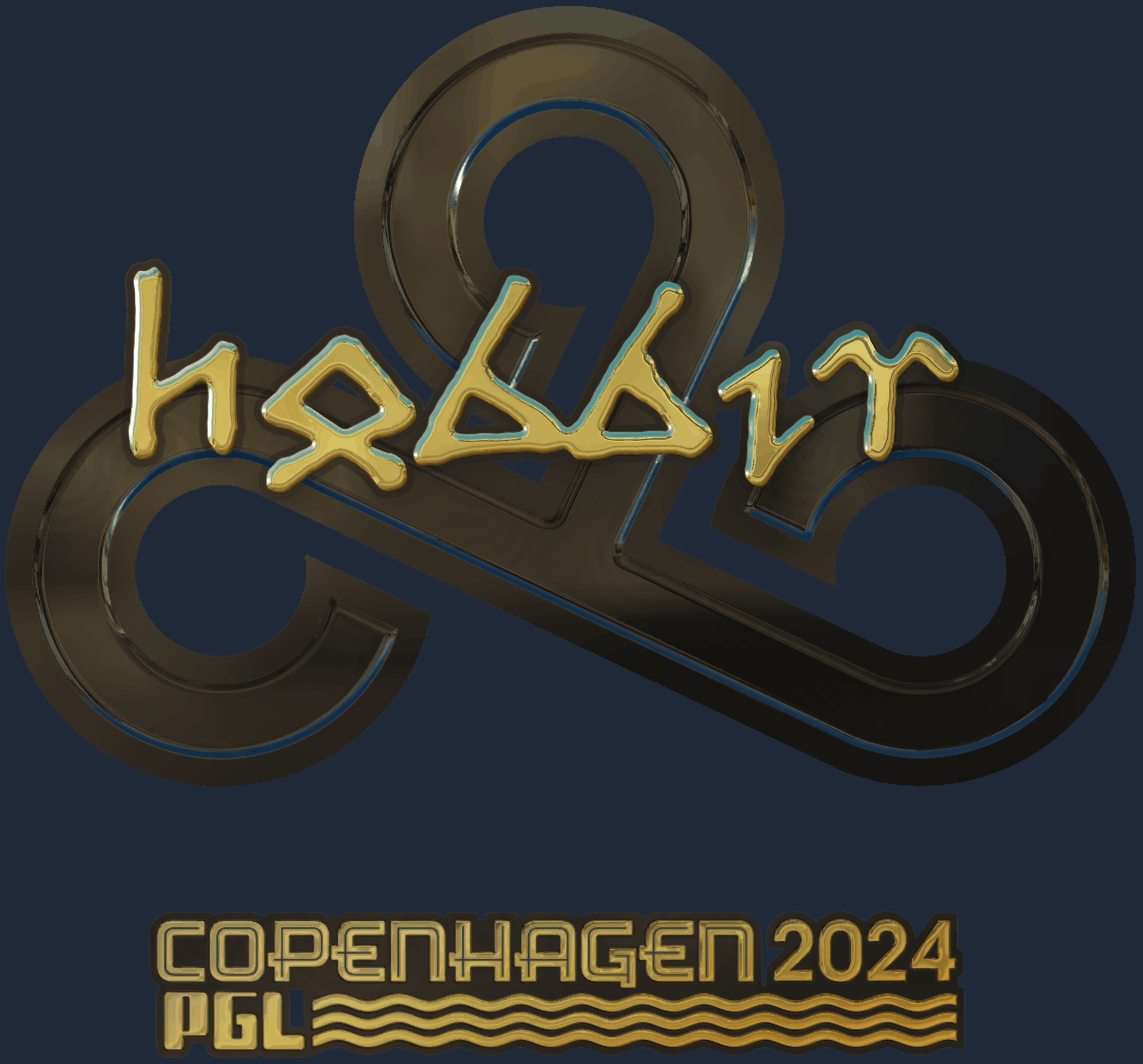 Sticker | Hobbit (Gold) | Copenhagen 2024 Screenshot