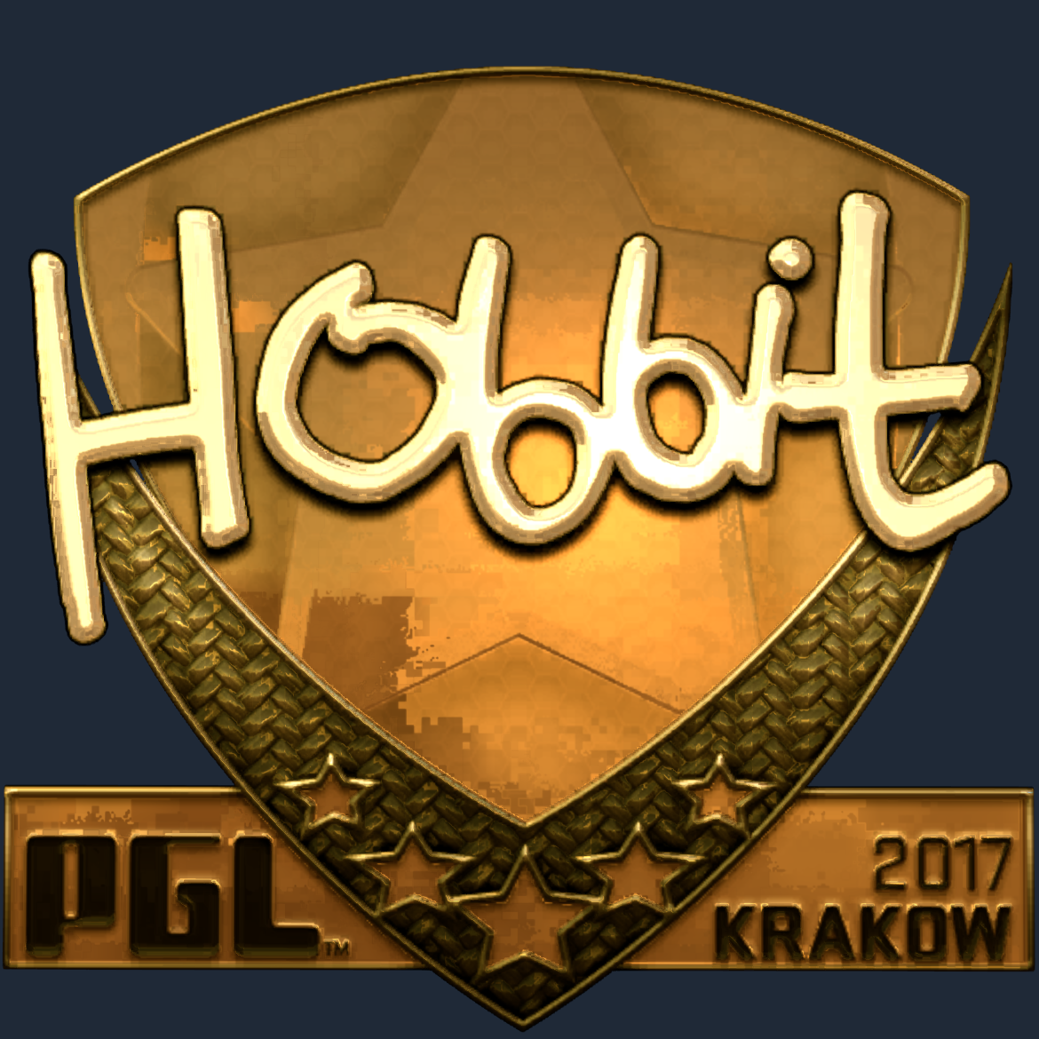Sticker | Hobbit (Gold) | Krakow 2017 Screenshot
