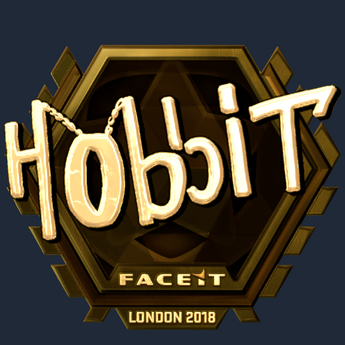 Sticker | Hobbit (Gold) | London 2018 Screenshot