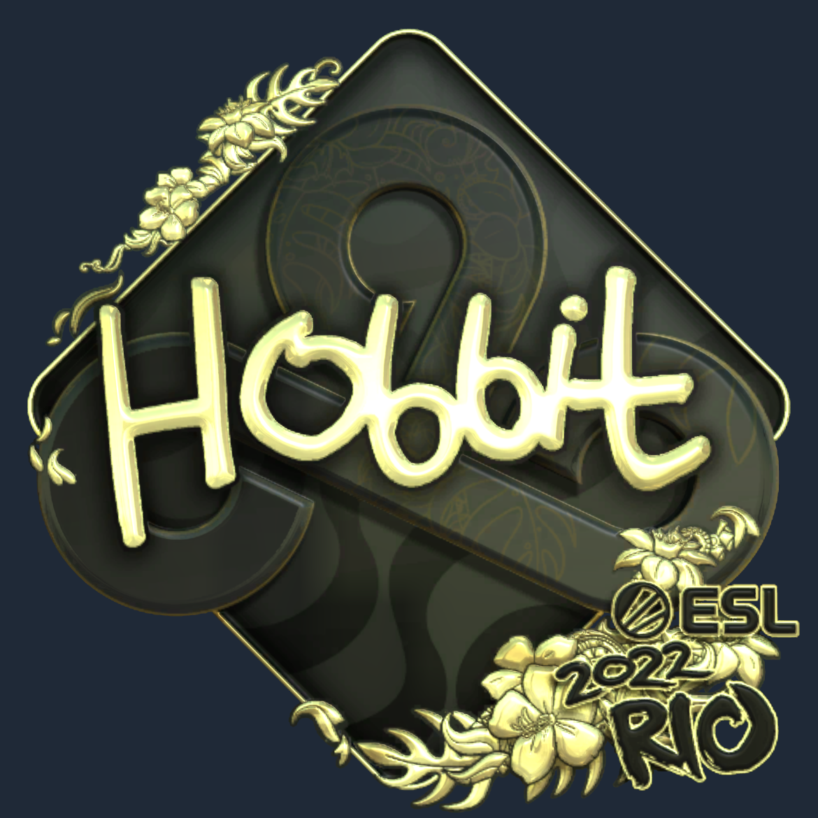 Sticker | Hobbit (Gold) | Rio 2022 Screenshot
