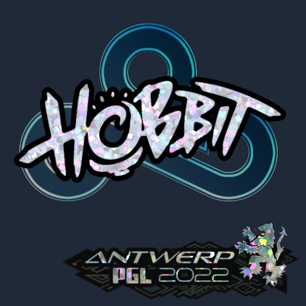 Sticker | Hobbit (Glitter) | Antwerp 2022 Screenshot