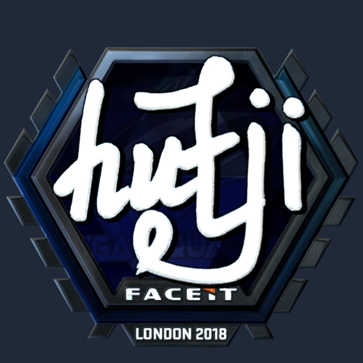 Sticker | hutji (Foil) | London 2018 Screenshot