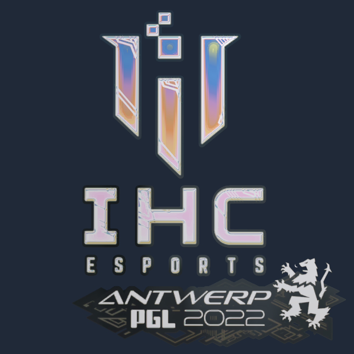 Sticker | IHC Esports (Holo) | Antwerp 2022 Screenshot