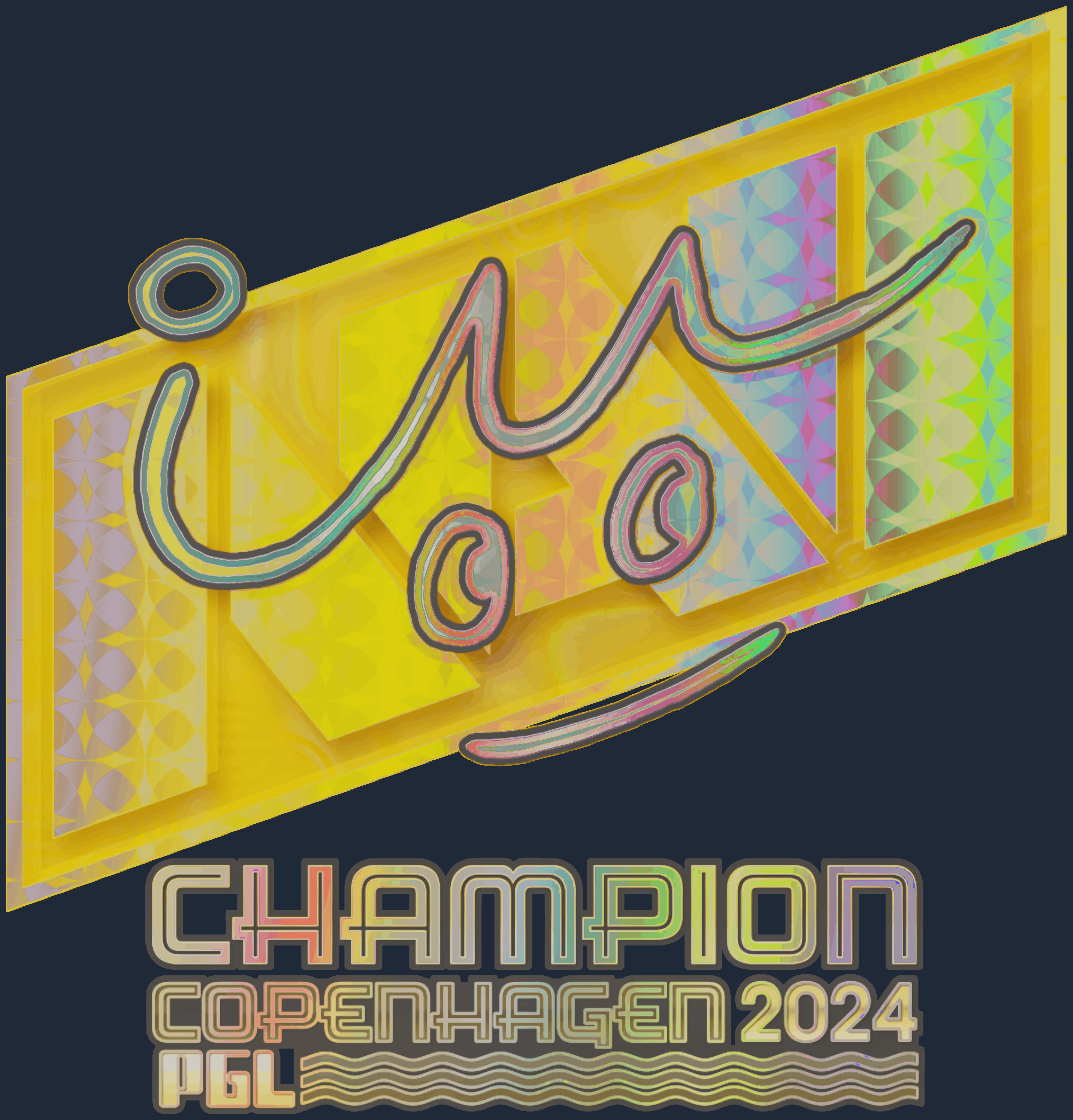 Sticker | iM (Holo, Champion) | Copenhagen 2024 Screenshot