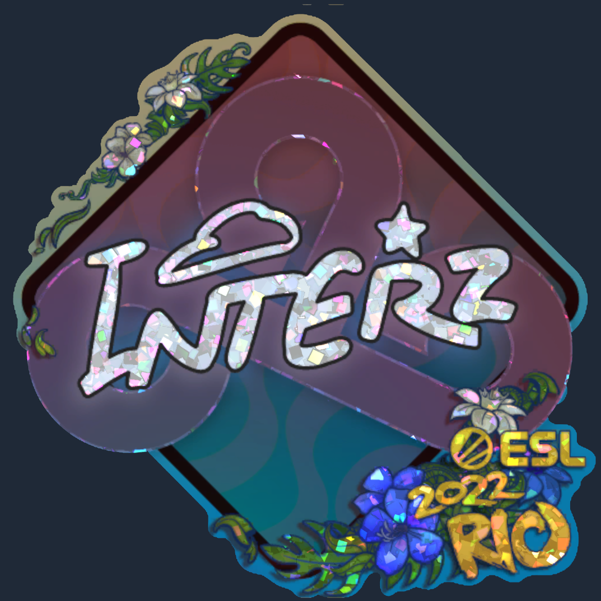 Sticker | interz (Glitter) | Rio 2022 Screenshot
