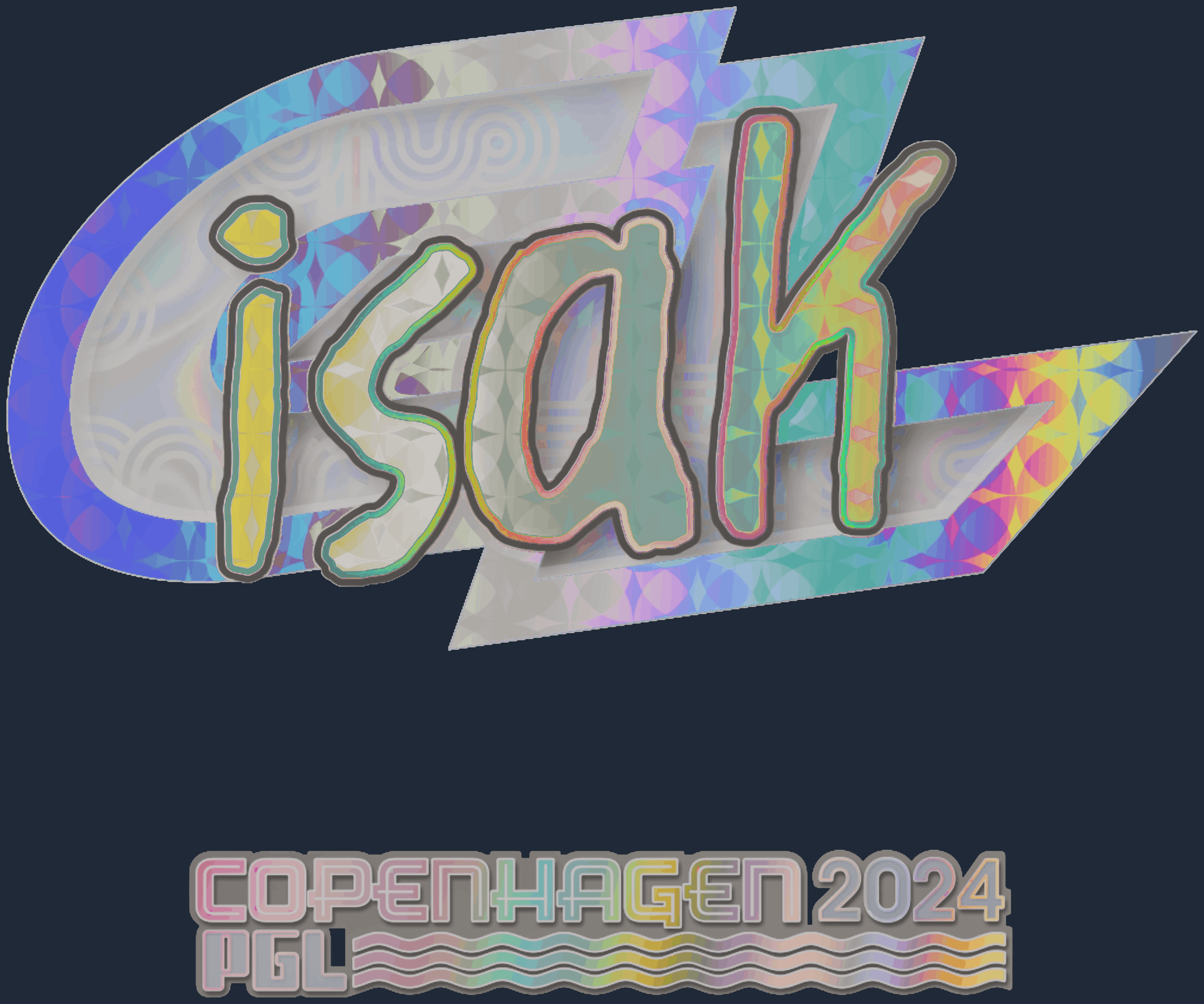 Sticker | isak (Holo) | Copenhagen 2024 Screenshot