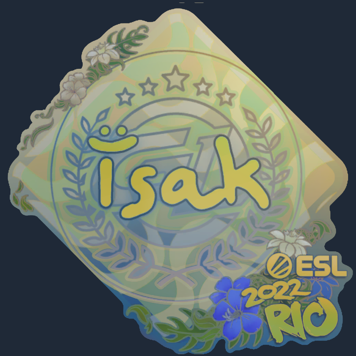 Sticker | isak (Holo) | Rio 2022 Screenshot