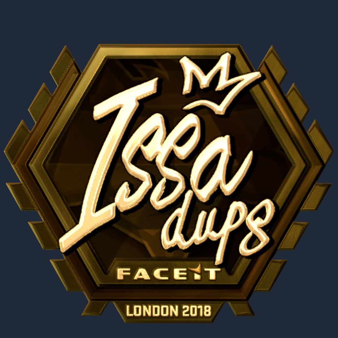 Sticker | ISSAA (Gold) | London 2018 Screenshot