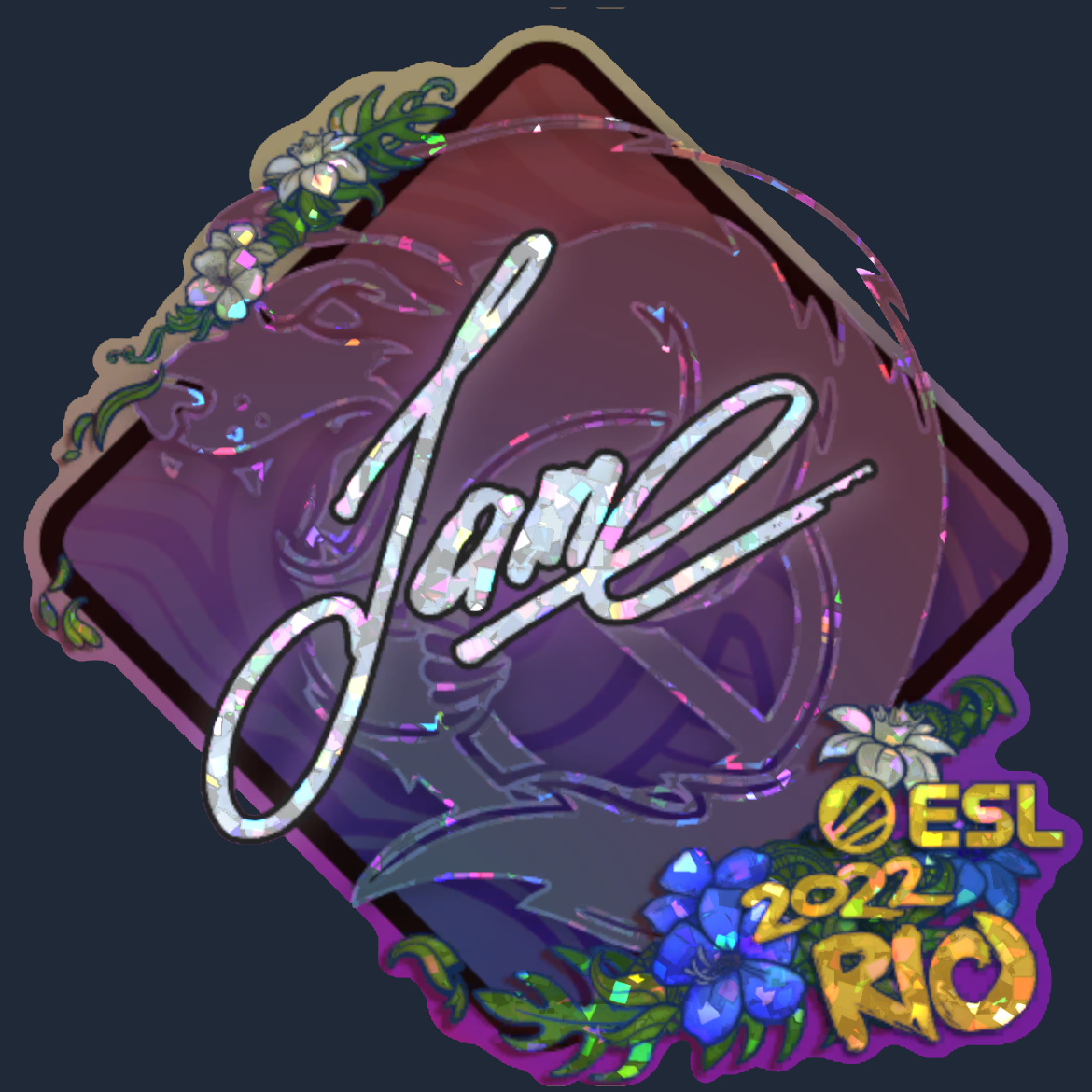 Sticker | Jame (Glitter) | Rio 2022 Screenshot
