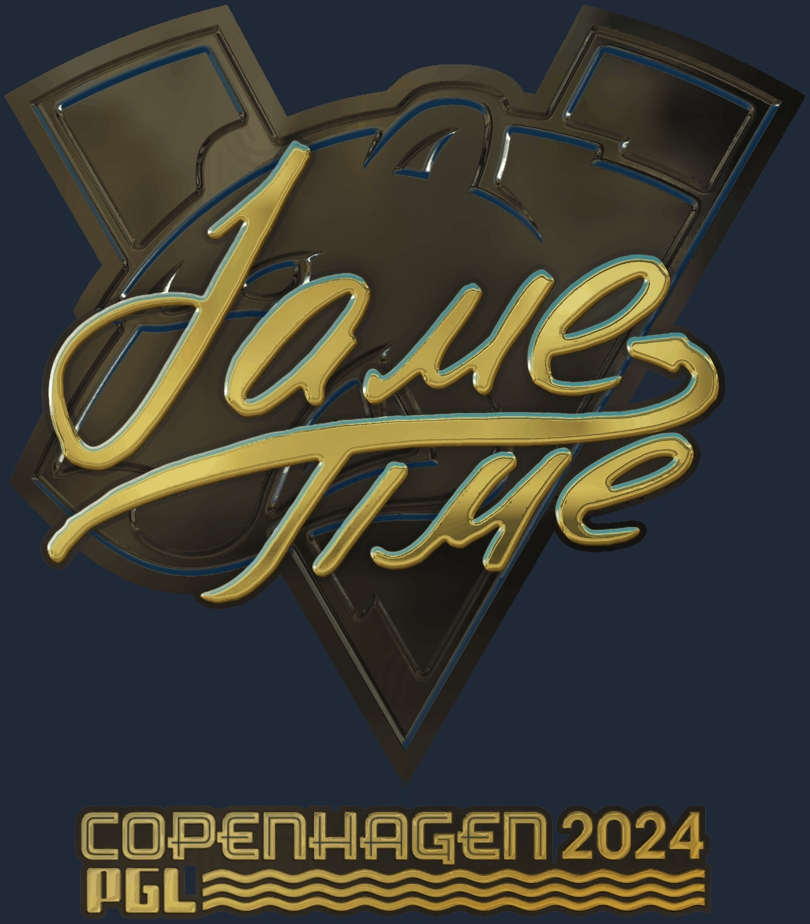 Sticker | Jame (Gold) | Copenhagen 2024 Screenshot