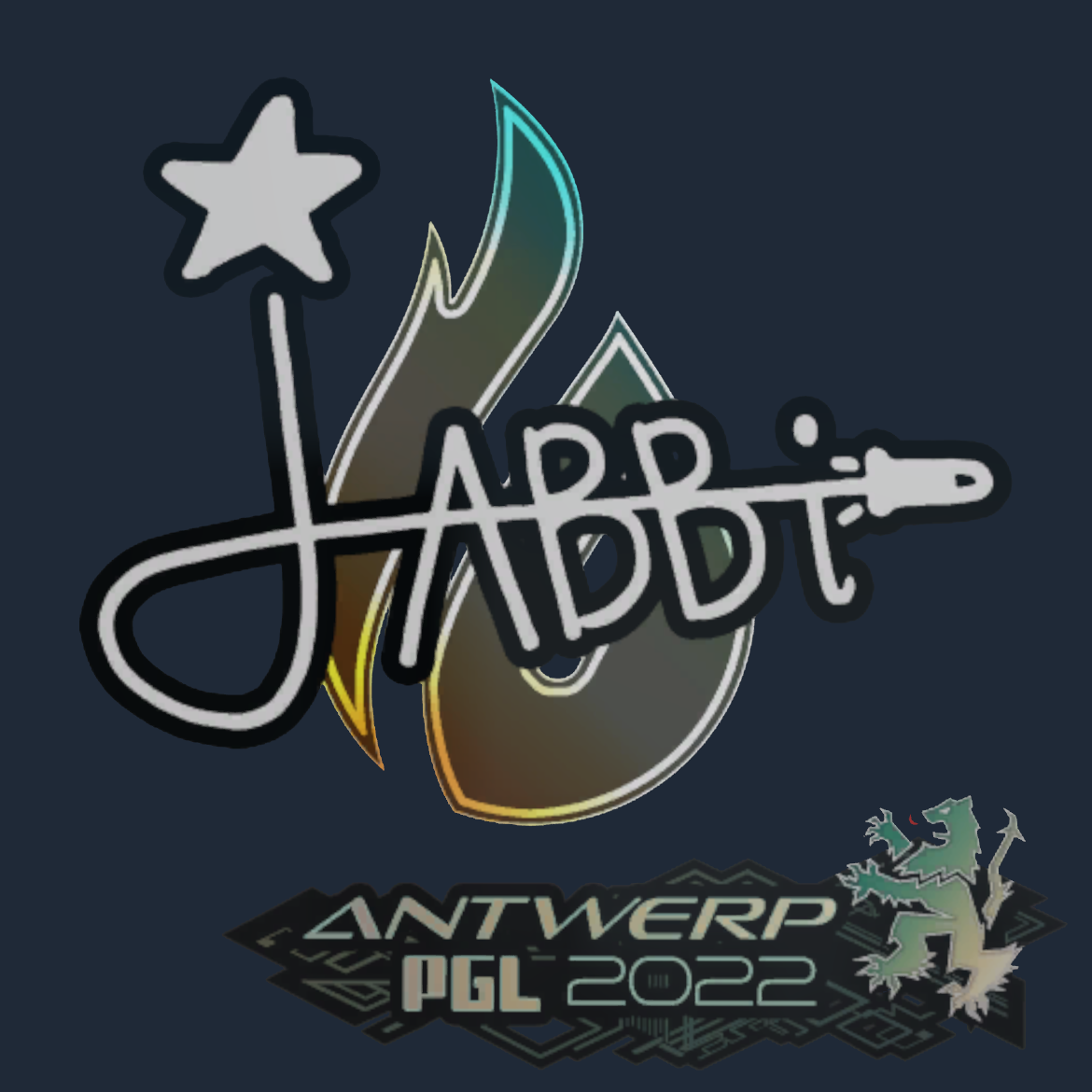 Sticker | jabbi | Antwerp 2022 Screenshot