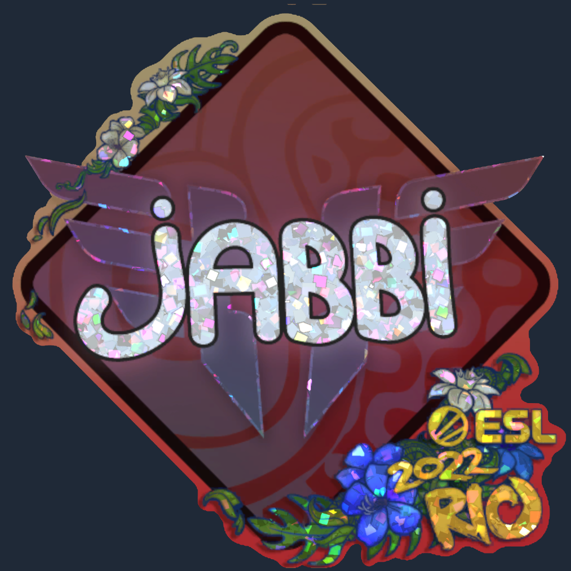 Sticker | jabbi (Glitter) | Rio 2022 Screenshot