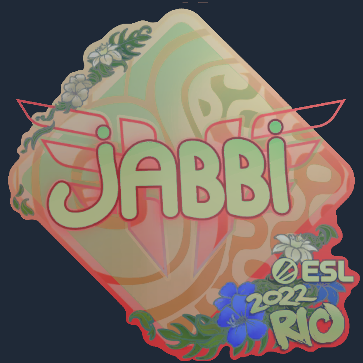 Sticker | jabbi (Holo) | Rio 2022 Screenshot