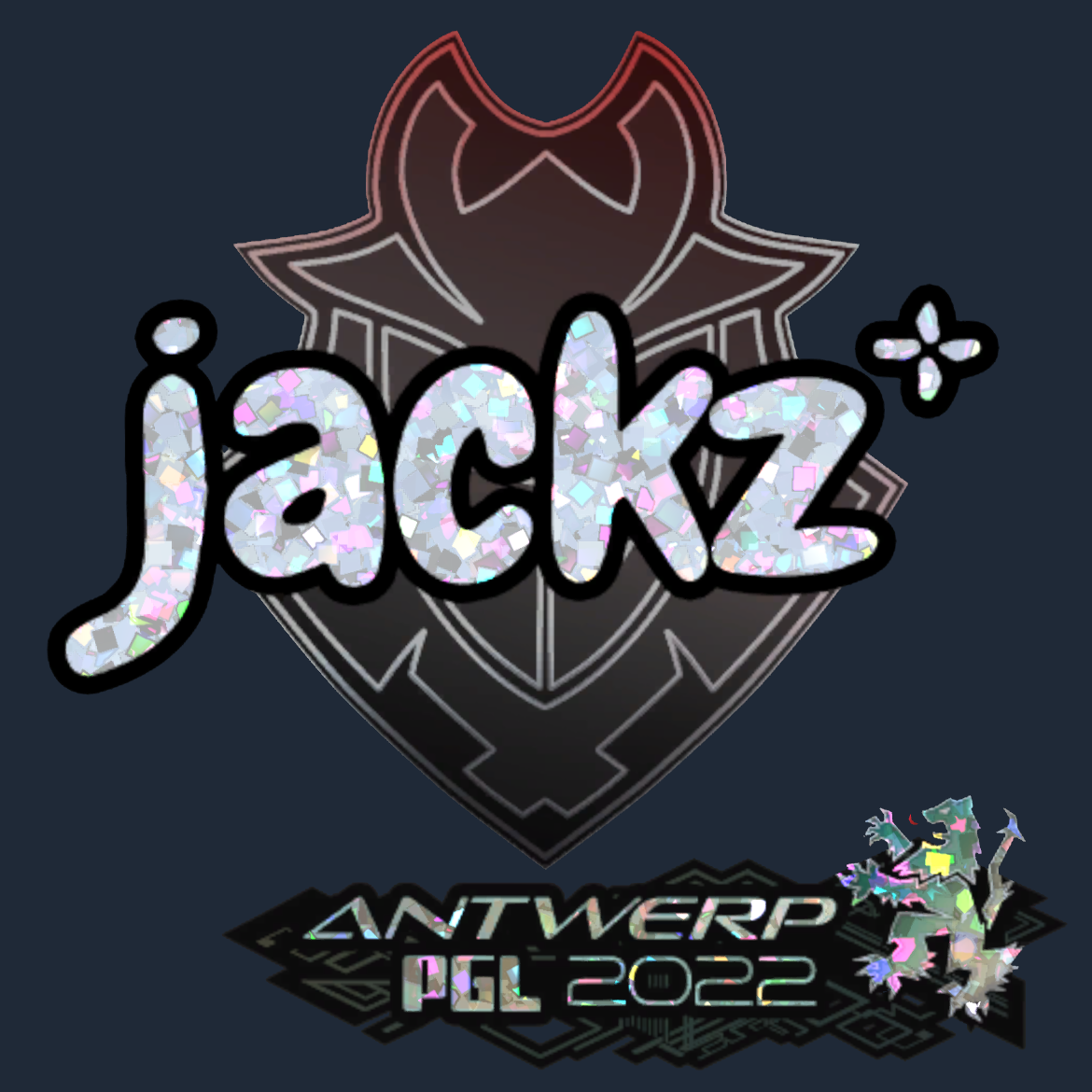 Sticker | JaCkz (Glitter) | Antwerp 2022 Screenshot