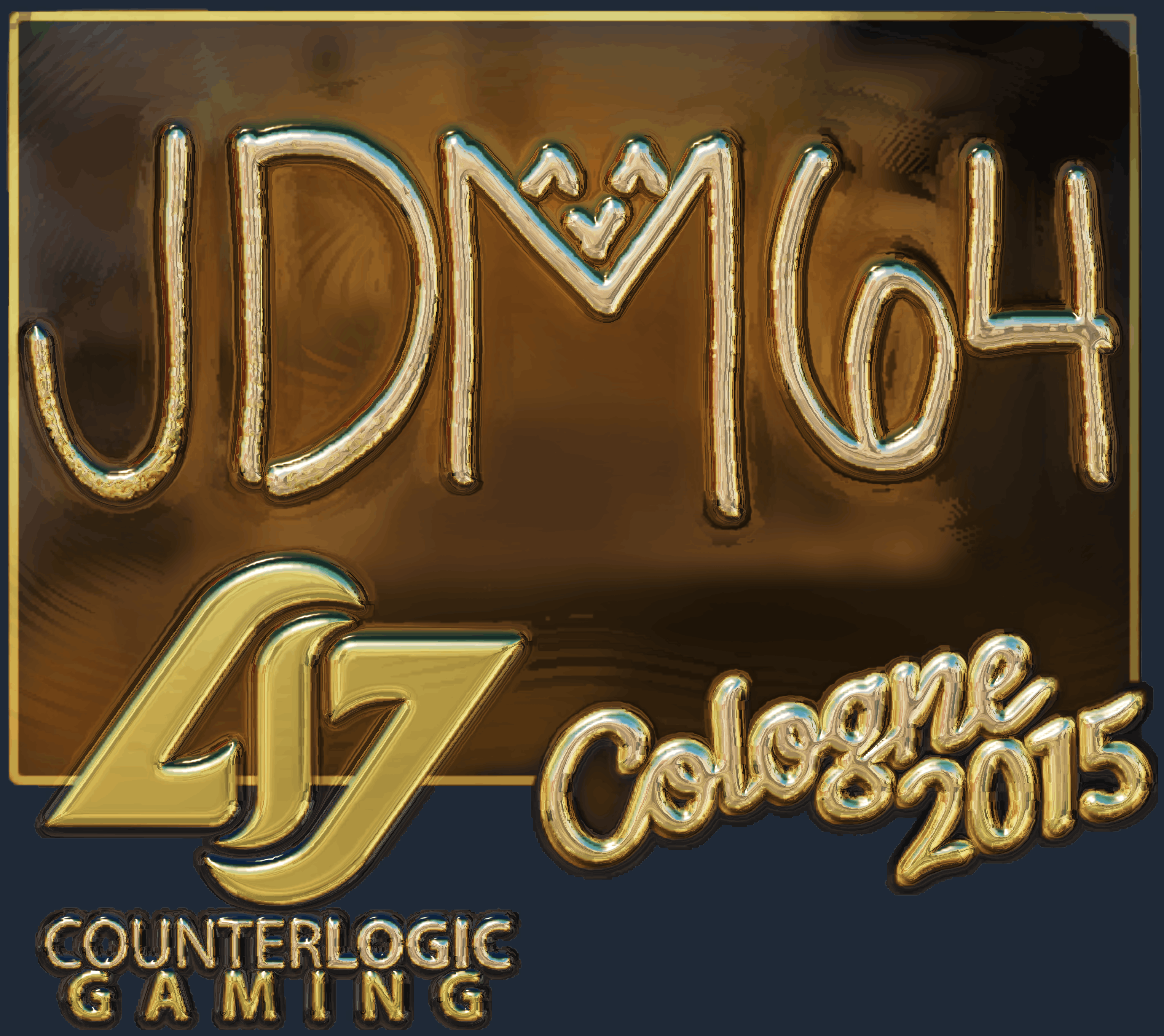 Sticker | jdm64 (Gold) | Cologne 2015 Screenshot