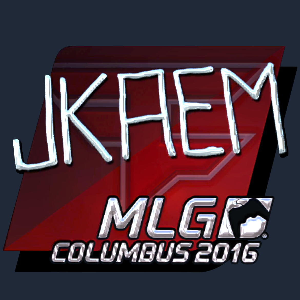 Sticker | jkaem (Foil) | MLG Columbus 2016 Screenshot