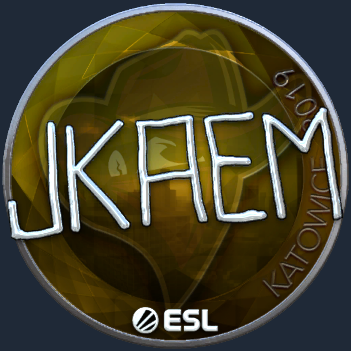 Sticker | jkaem (Foil) | Katowice 2019 Screenshot