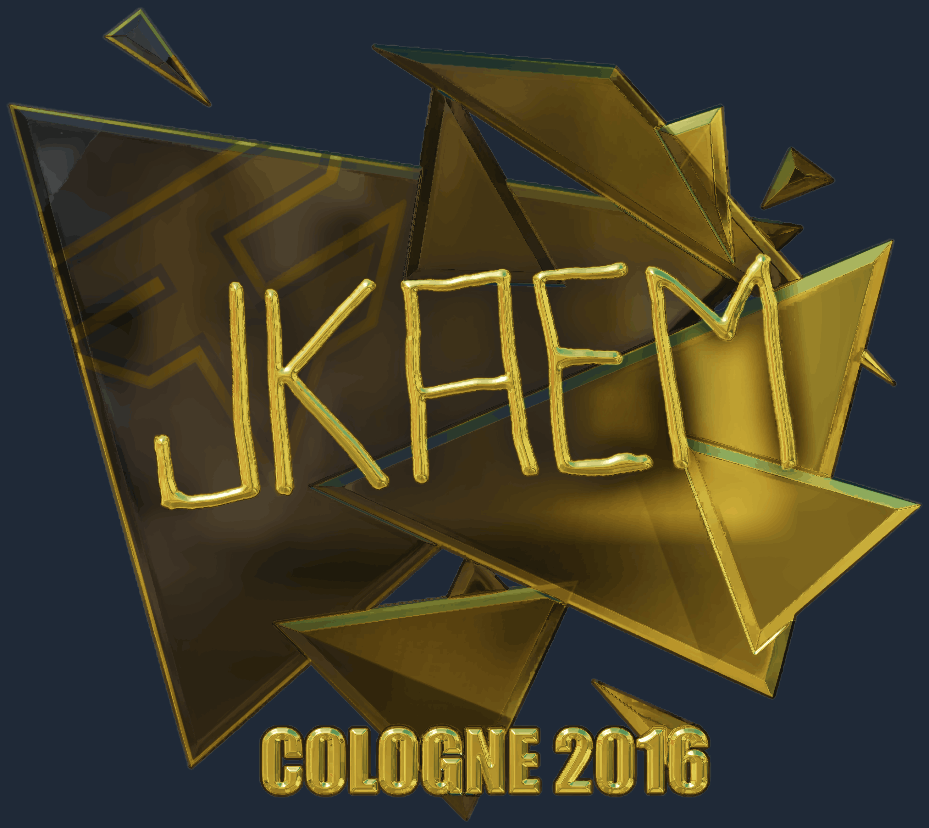 Sticker | jkaem (Gold) | Cologne 2016 Screenshot