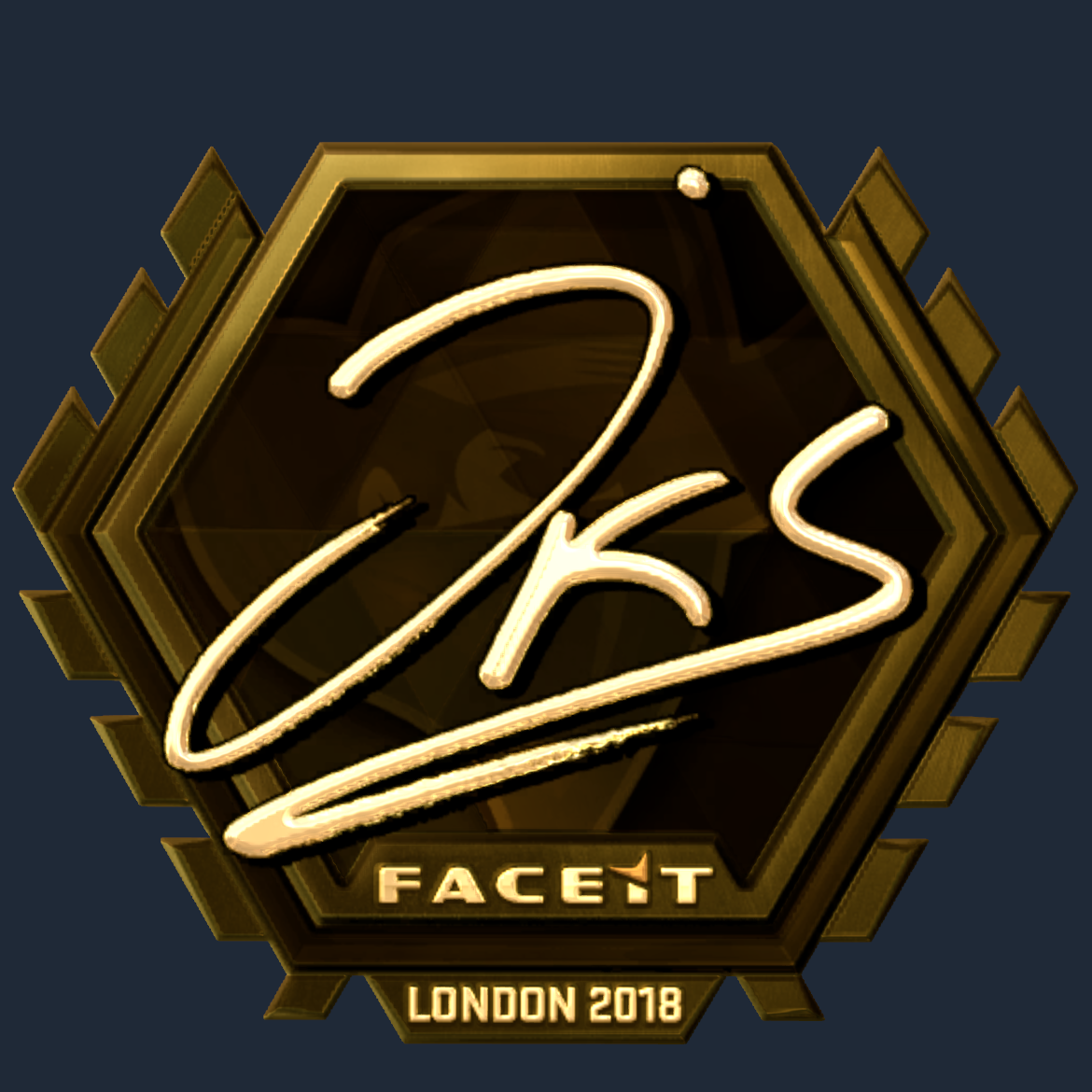 Sticker | jks (Gold) | London 2018 Screenshot