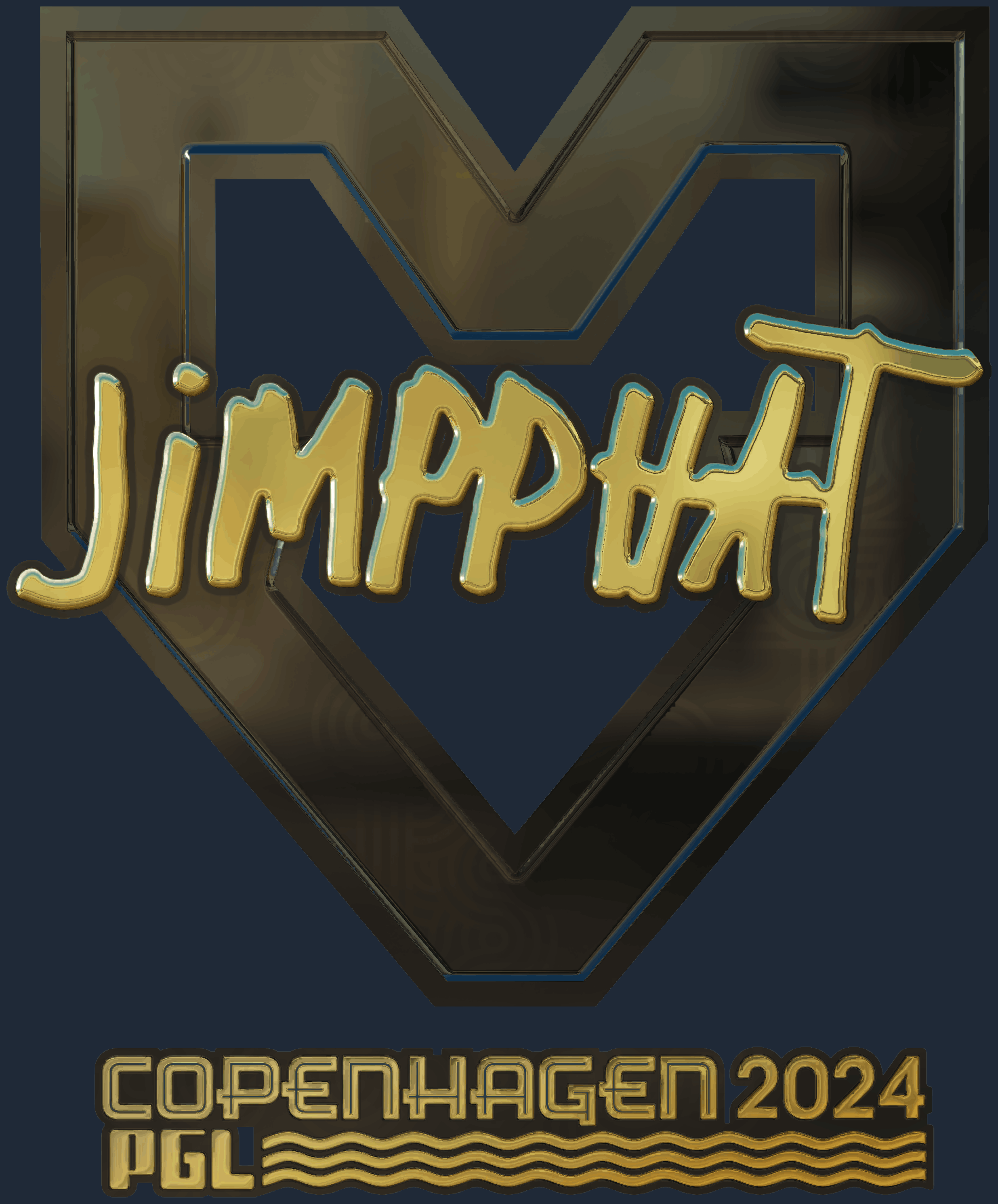Sticker | Jimpphat (Gold) | Copenhagen 2024 Screenshot