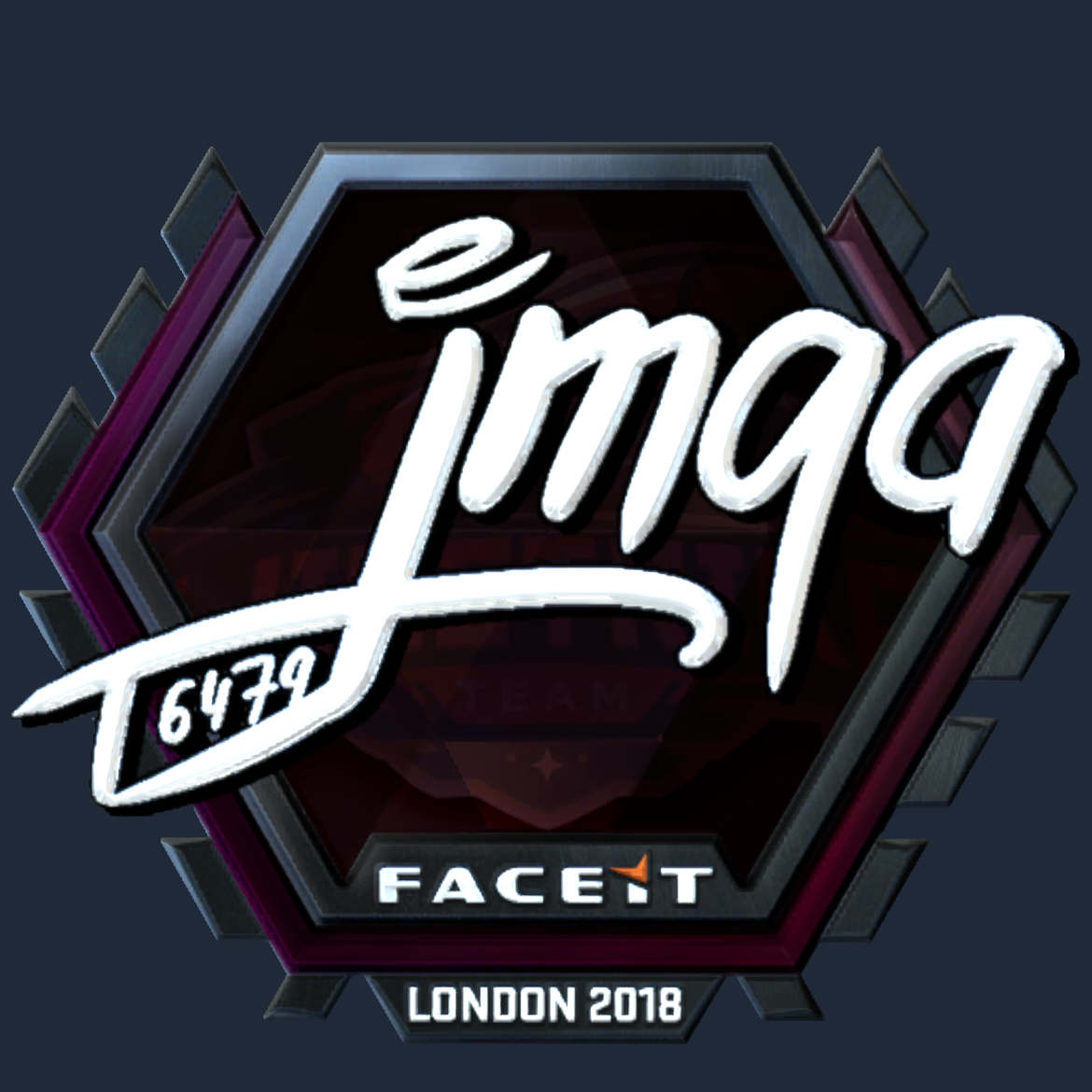 Sticker | jmqa (Foil) | London 2018 Screenshot