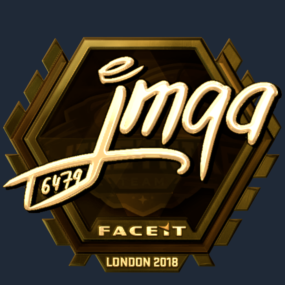 Sticker | jmqa (Gold) | London 2018 Screenshot